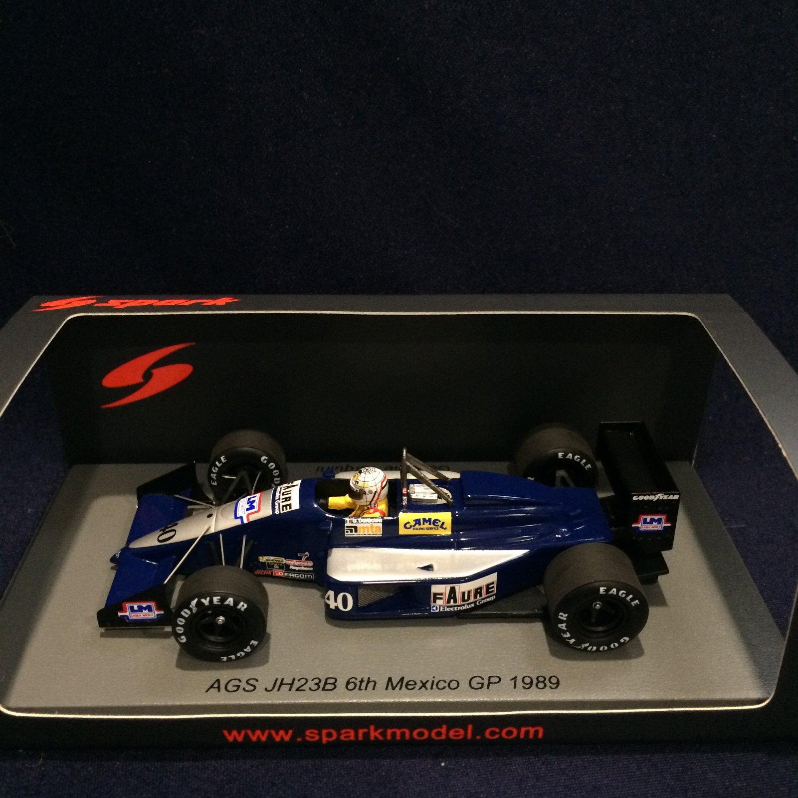 画像1: 新品正規入荷品●SPARK 1/43 AGS JH23B 6th MEXICO GP 1989 (G.TARQUINI) #40