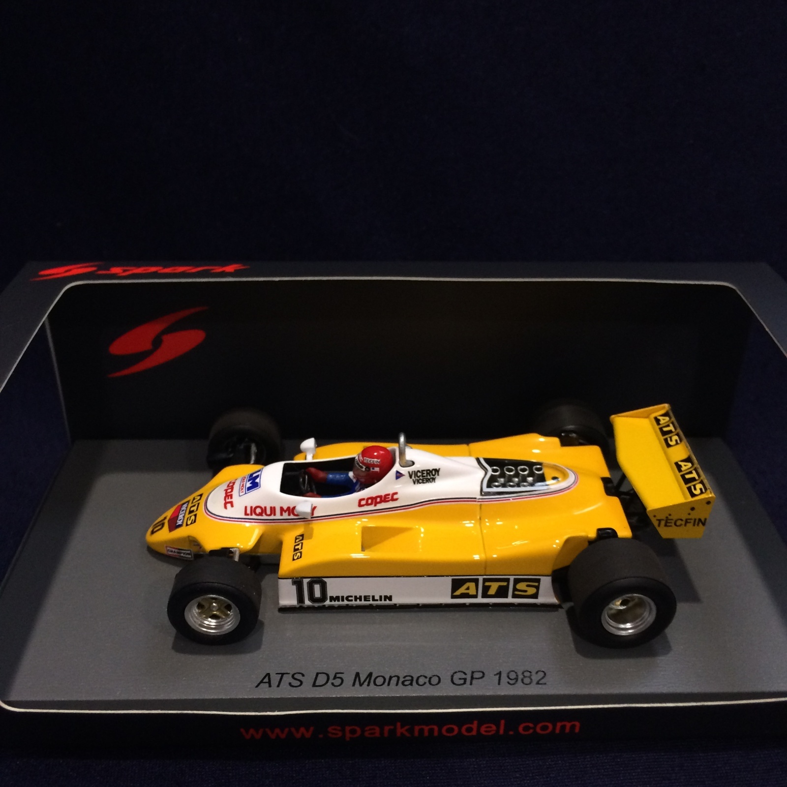 画像1: 新品正規入荷品●SPARK 1/43 ATS D5 MONACO GP 1982 (E.SALAZAR) #10