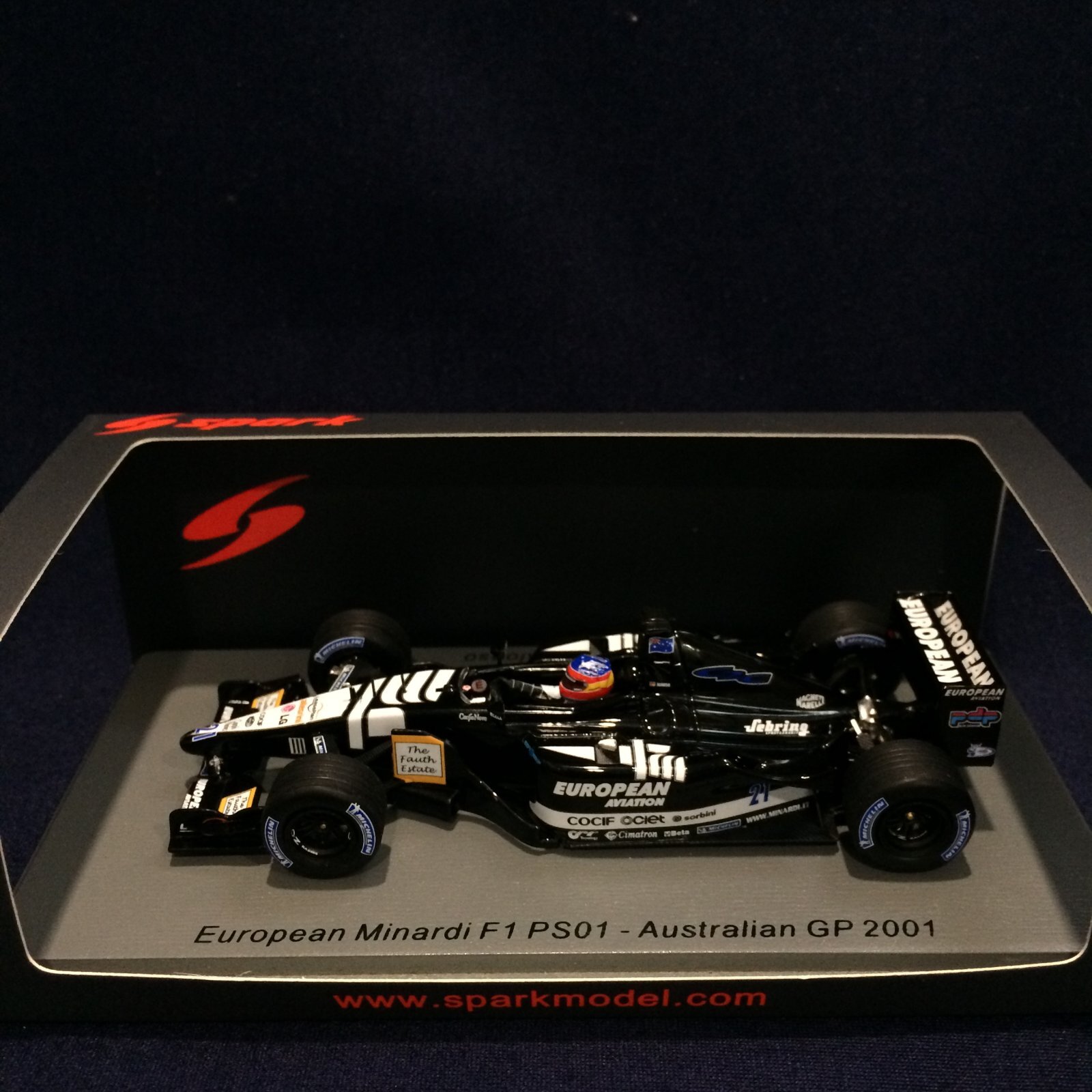 画像1: 新品正規荷品●SPARK1/43 EUROPEAN MINARDI PS01 AUSTRALIAN GP 2001 (F.アロンソ) #21