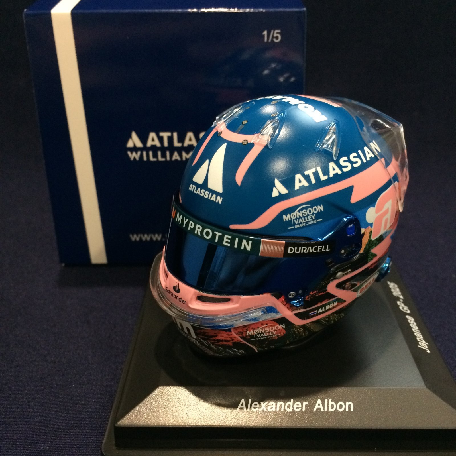 画像1: 新品正規入荷品●SPARK1/5 WILLIAMS F1 JAPANESE GP 2025 (A.アルボン）ミニヘルメット
