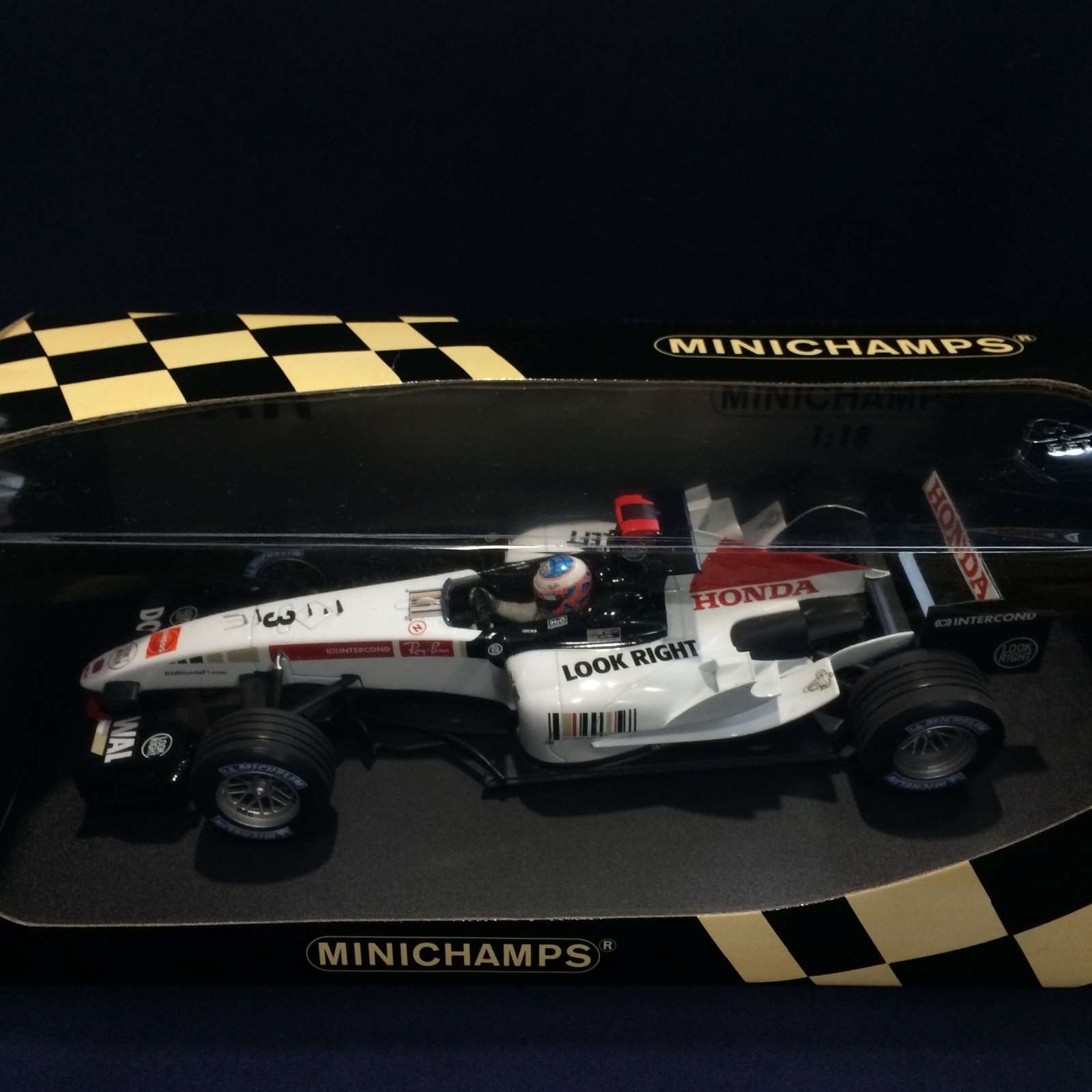 画像1: セカンドハンド品●PMA1/18 BAR HONDA 007 (J.バトン） 2005 #3