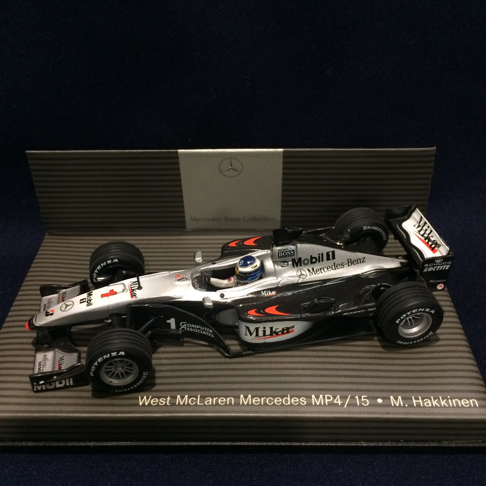 画像1: セカンドハンド品●メルセデス別注●PMA1/43 McLAREN MERCEDES MP4/15 (M.ハッキネン）#1
