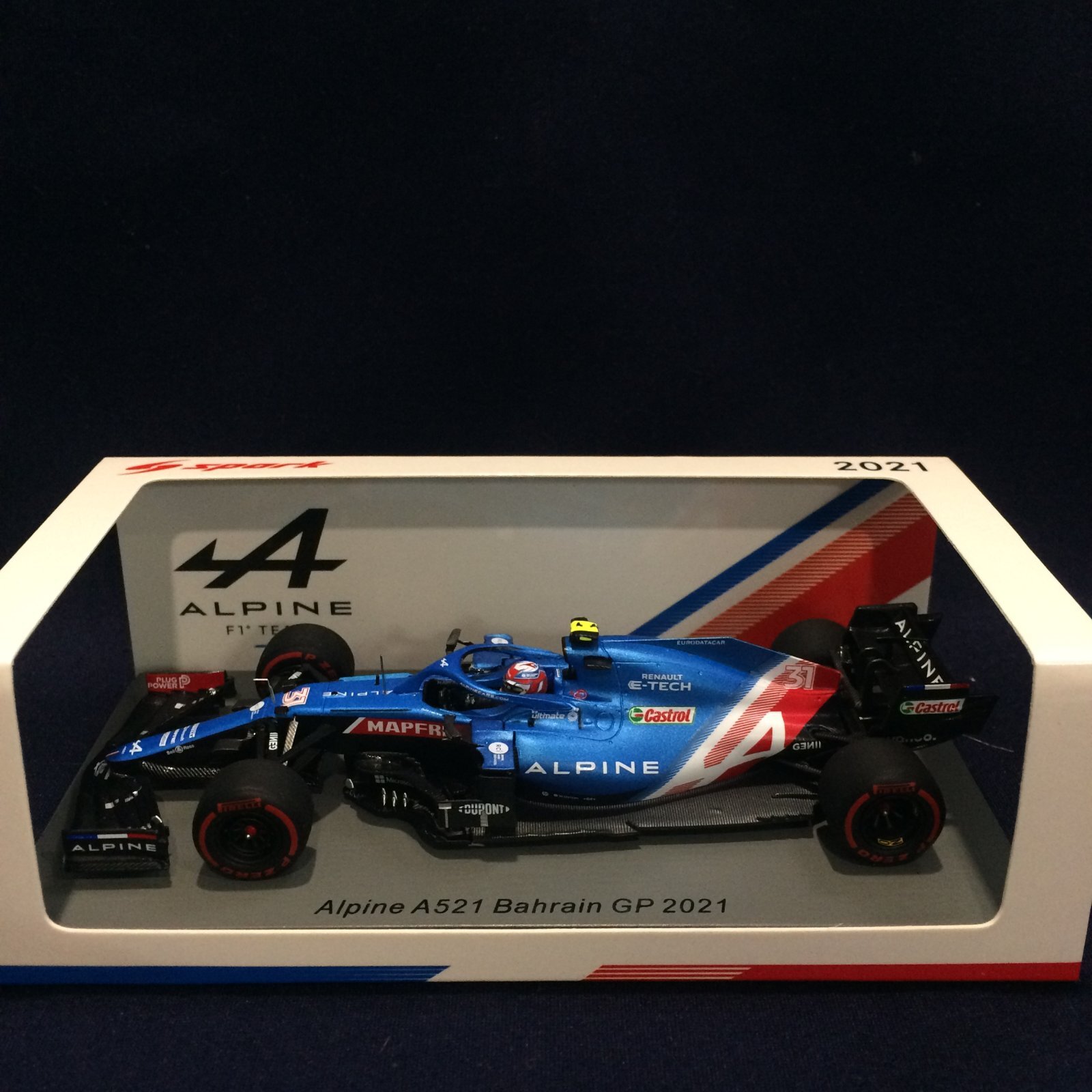 画像1: セカンドハンド品●SPARK1/43 ALPINE A521 BAHRAIN GP 2021 (E.オコン）#31
