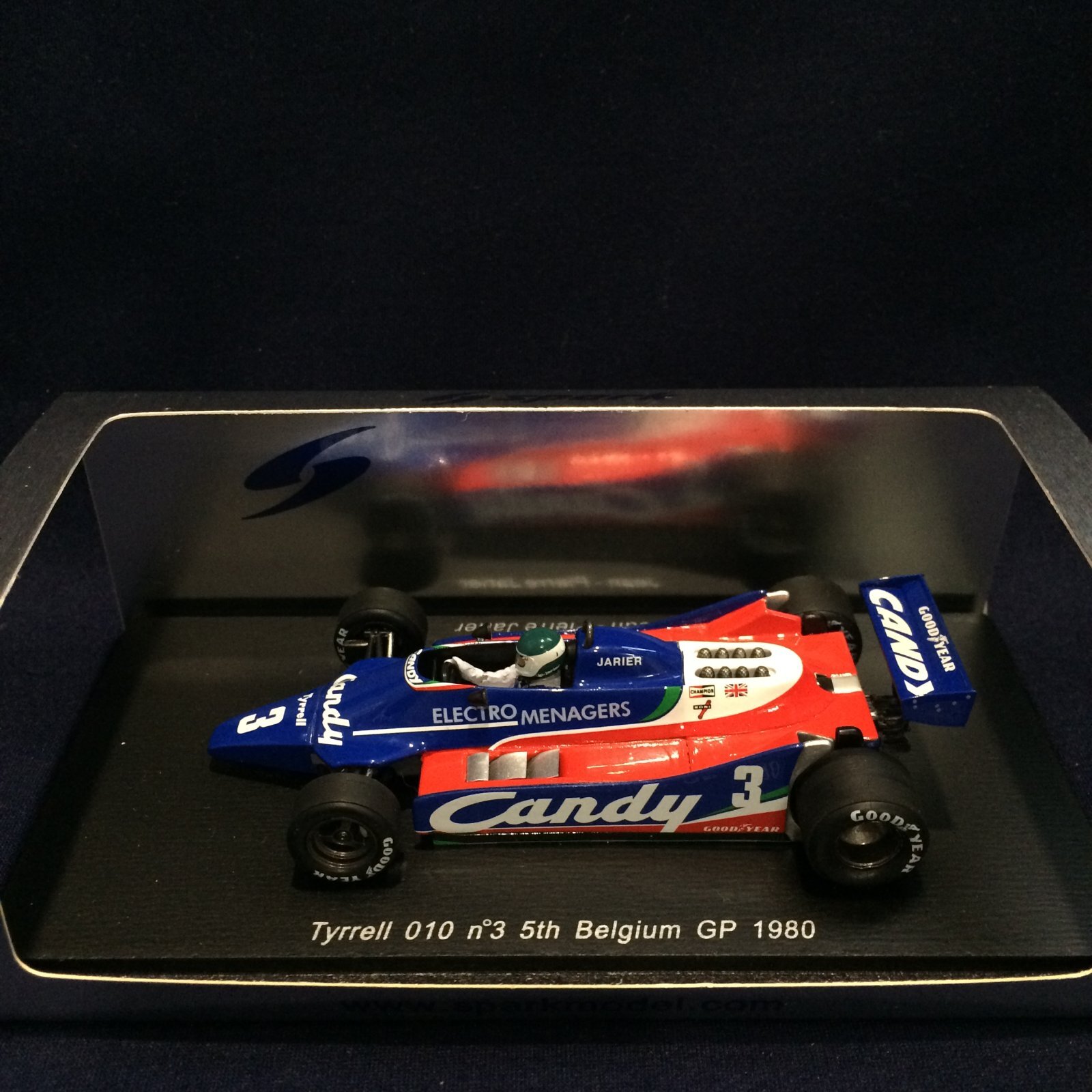 画像1: セカンドハンド品●SPARK 1/43 TYRRELL 010 5th BELGIUM GP 1980 (J.P.JARIER) #3