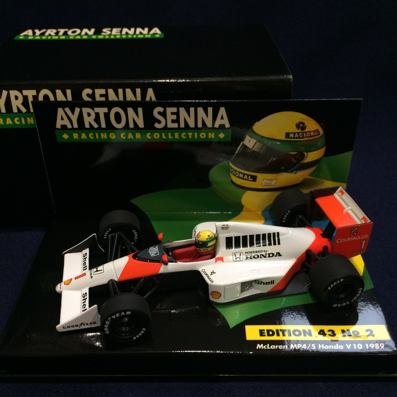 画像1: セカンドハンド品●PMA1/43 セナコレNo2 McLAREN HONDA MP4/5 (A.セナ）1989 #1