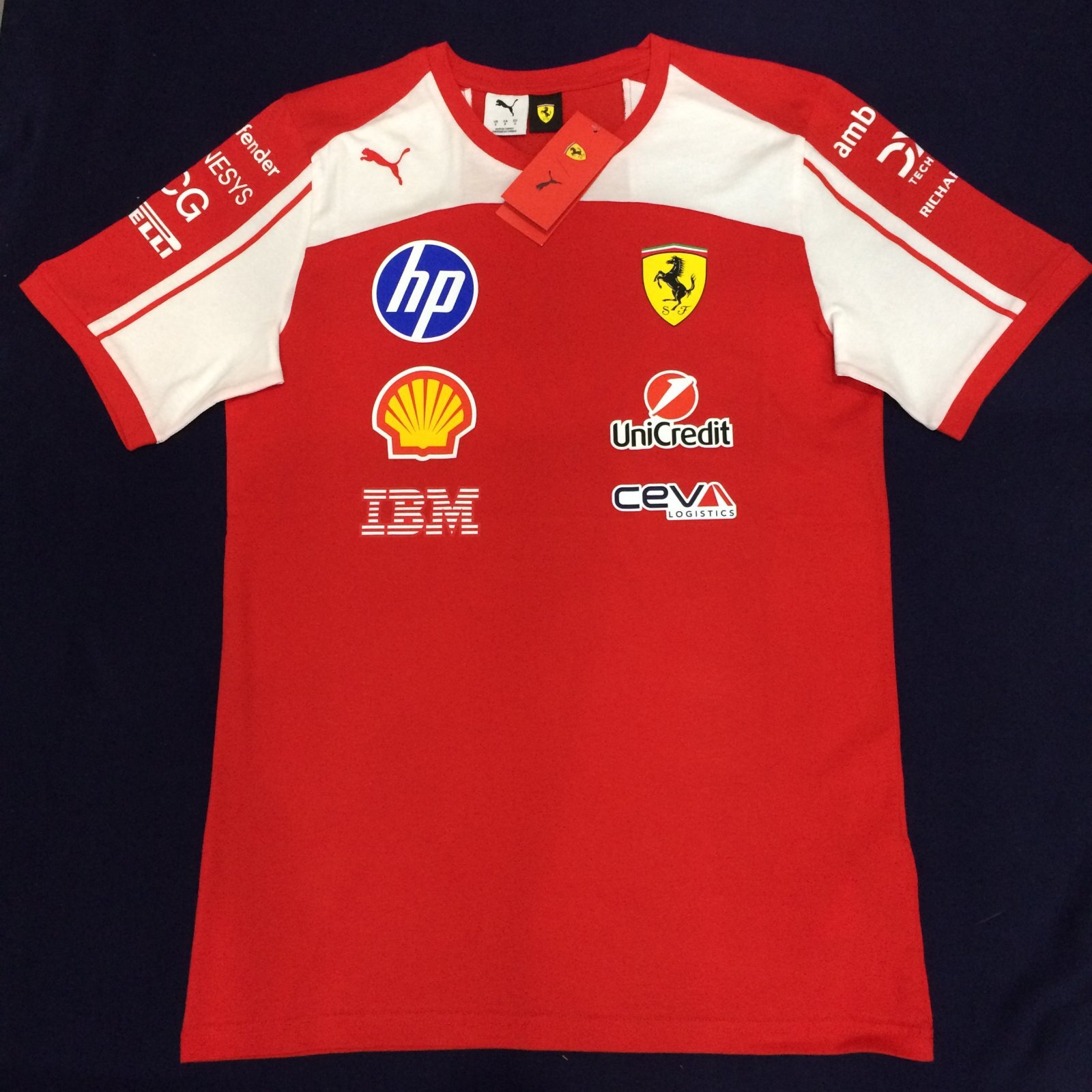 画像1: スクーデリア フェラーリ HP チーム Tシャツ 2026 (XLサイズ）
