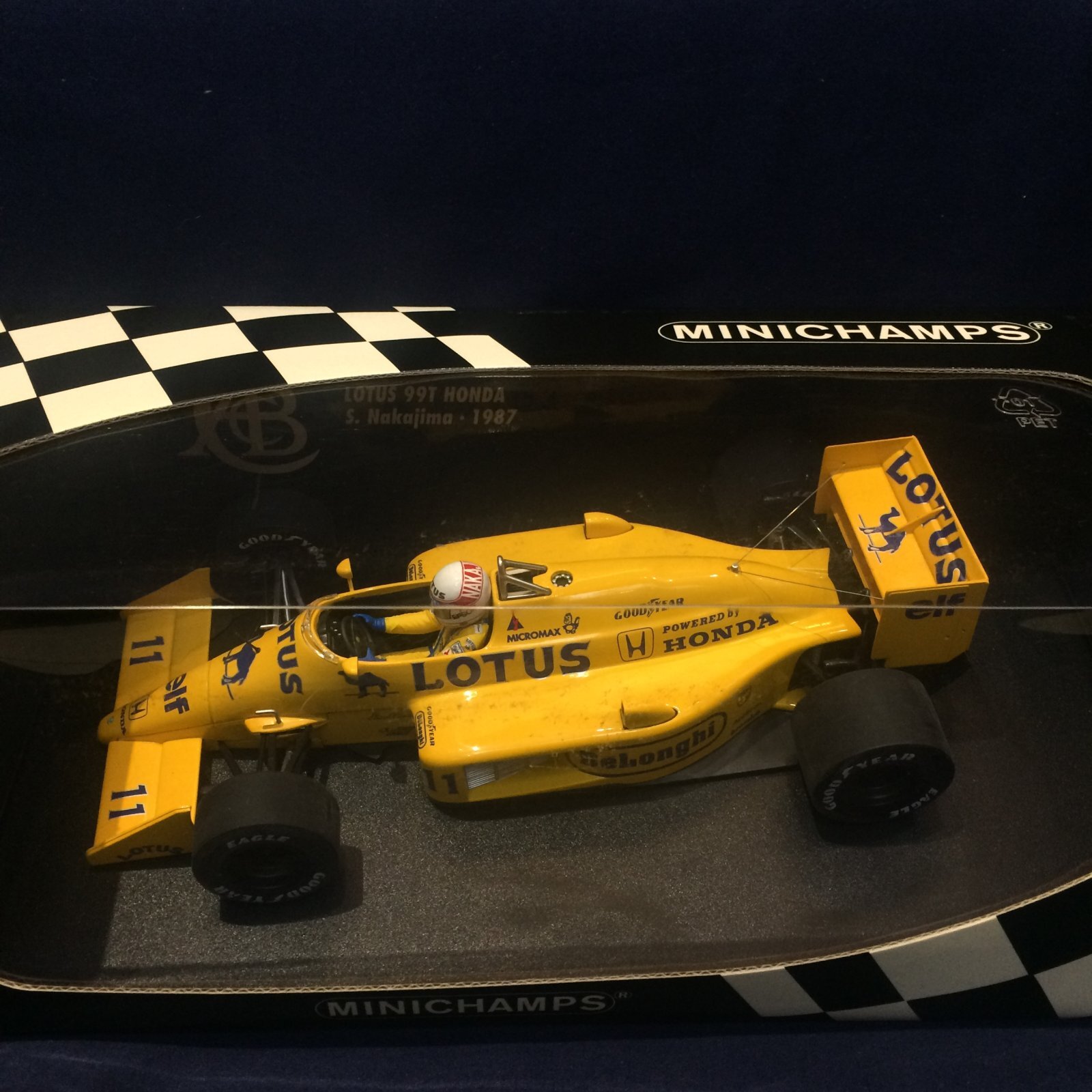 画像1: セカンドハンド品●PMA1/18 LOTUS HONDA 99T (中嶋悟）1987 #11