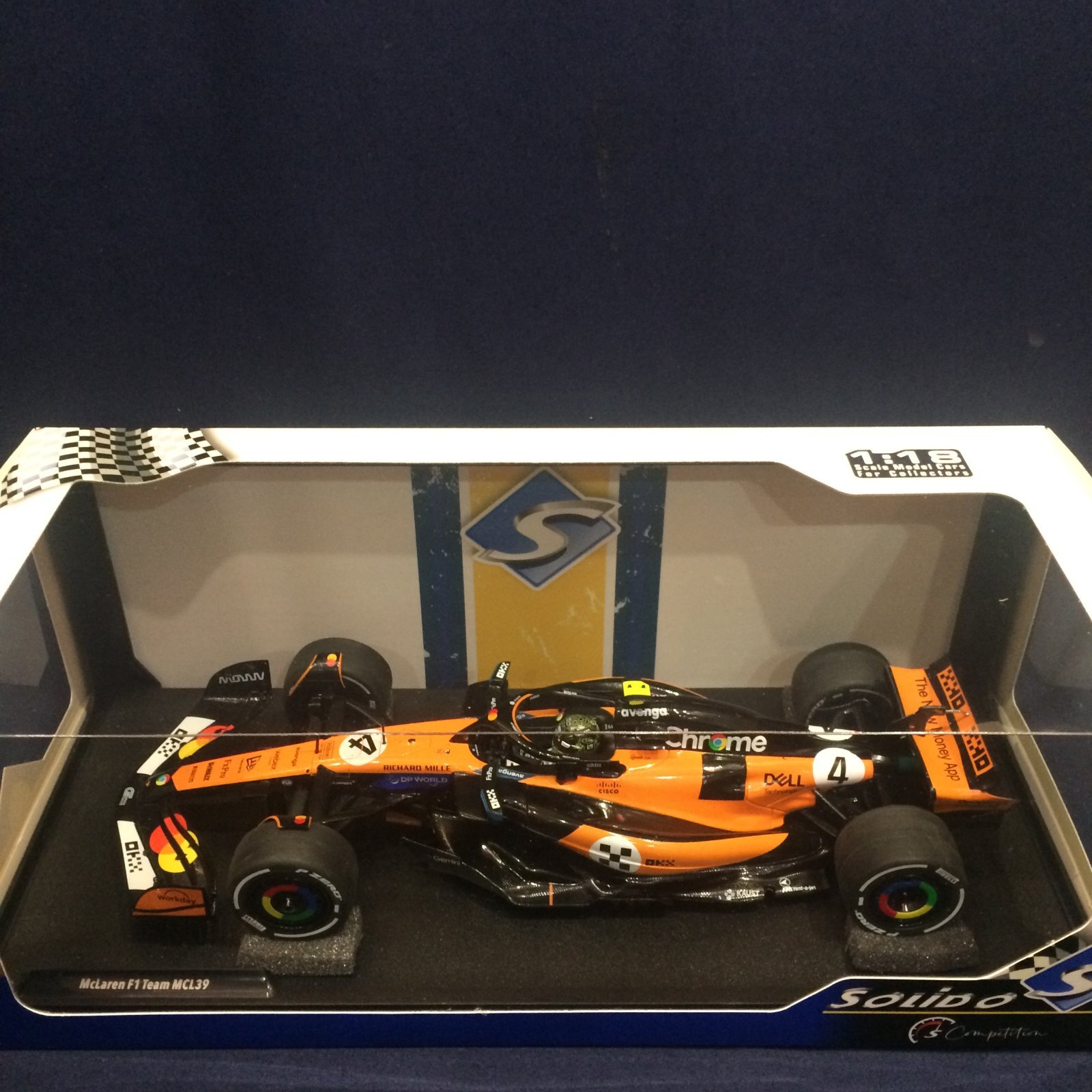 画像1: 新品正規入荷品●SOLIDO 1/18 McLAREN MCL39 MONACO GP （L.ノリス）2025 #4