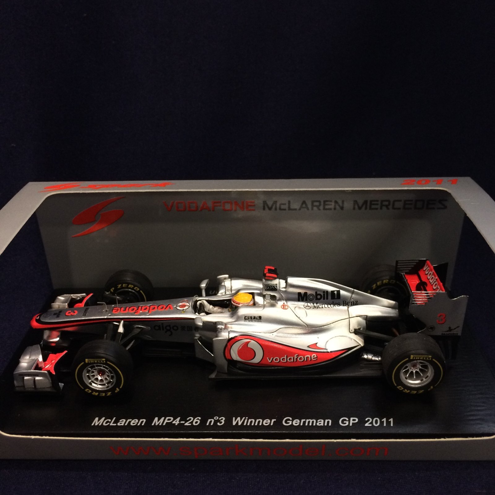 画像1: セカンドハンド品●SPARK 1/43 McLAREN MP4-26 WINNER GERMAN GP 2011 （L.ハミルトン）#3