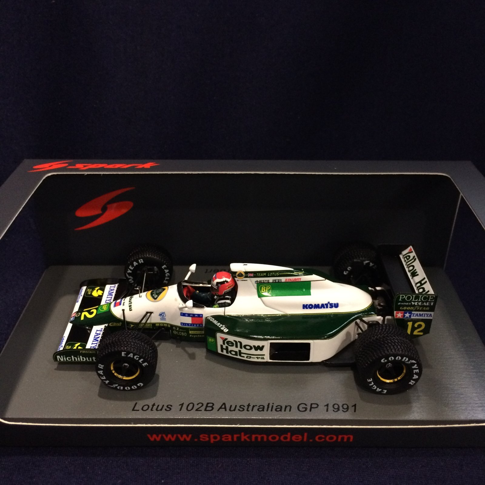 画像1: セカンドハンド品●SPARK 1/43 LOTUS 102B AUSTRALIAN GP 1991 (J.ハーバート）#12