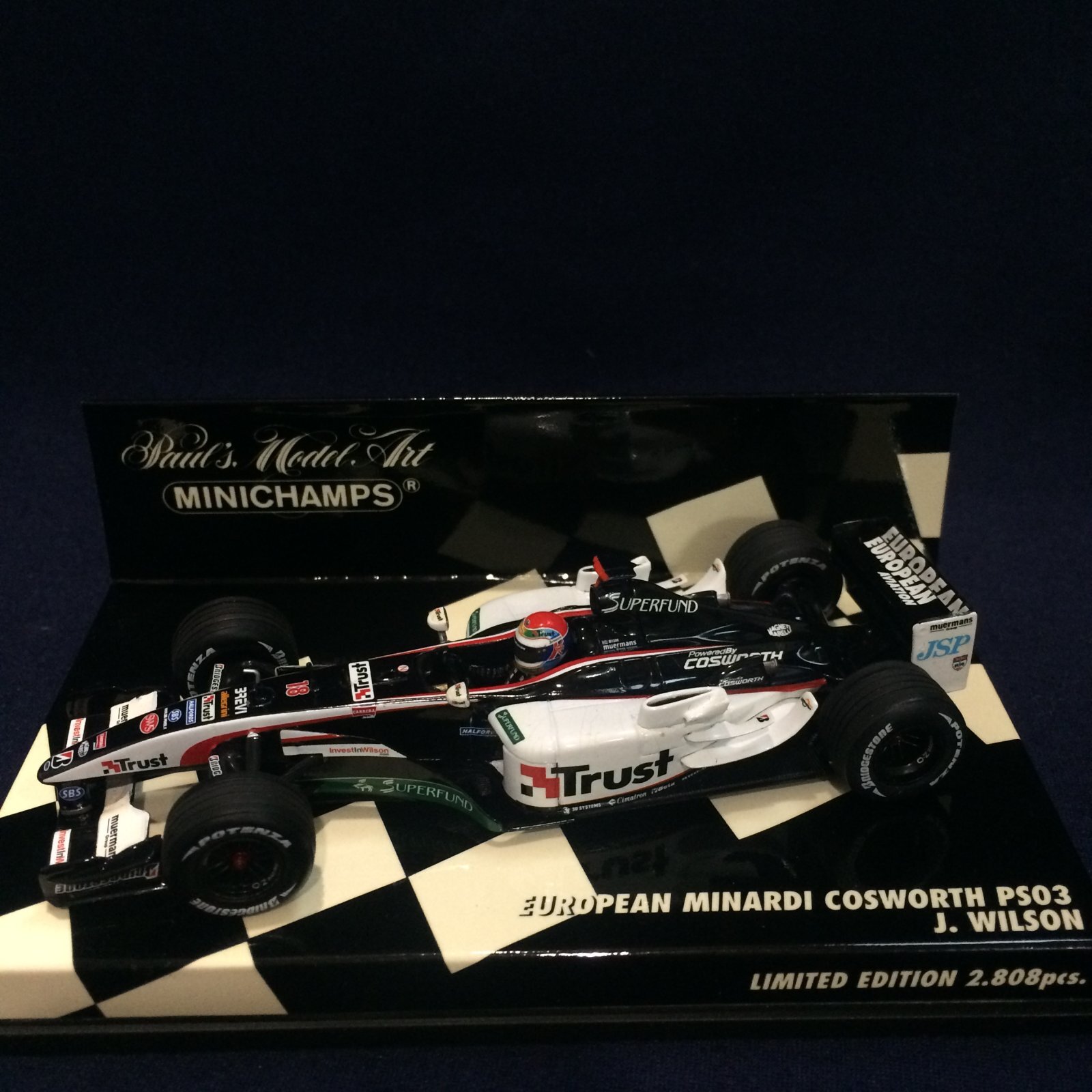 画像1: セカンドハンド品●PMA1/43 SEUROPEAN MINARDI COSWORTH PS03 （J.ウィルソン）#18