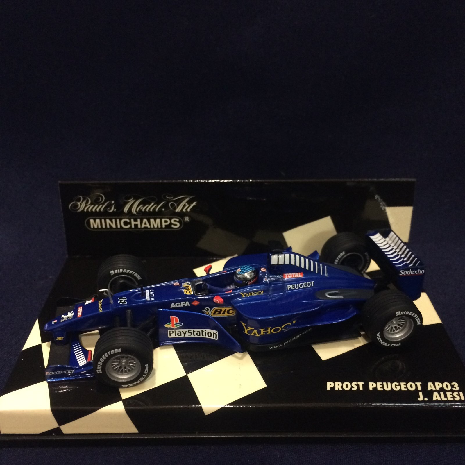 画像1: セカンドハンド品●PMA1/43 PROST PEUGEOT AP03 (J.アレジ）#14