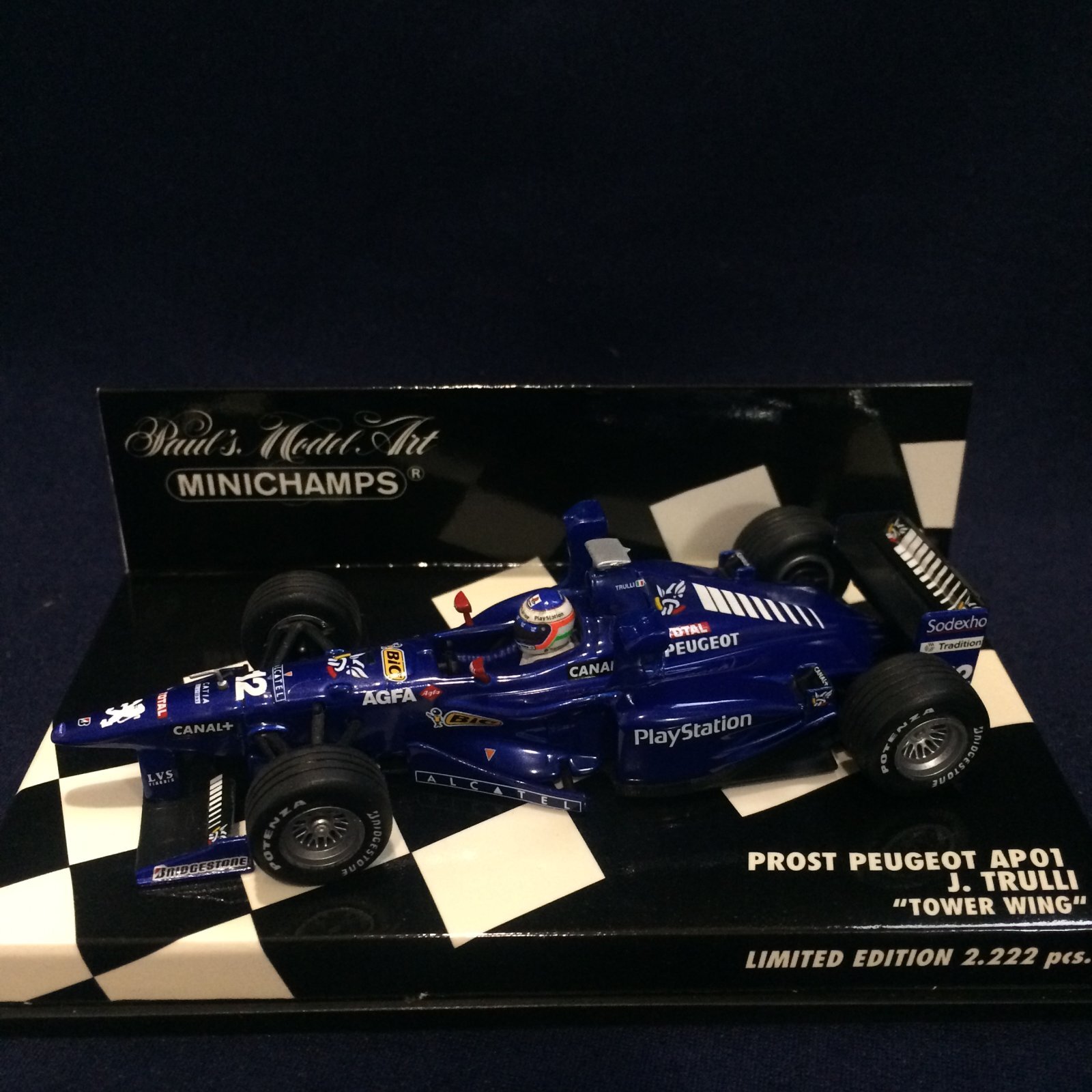 画像1: セカンドハンド品●PMA1/43 PROST PEUGEOT AP01 TOWER WING (J.トゥルーリ）#12