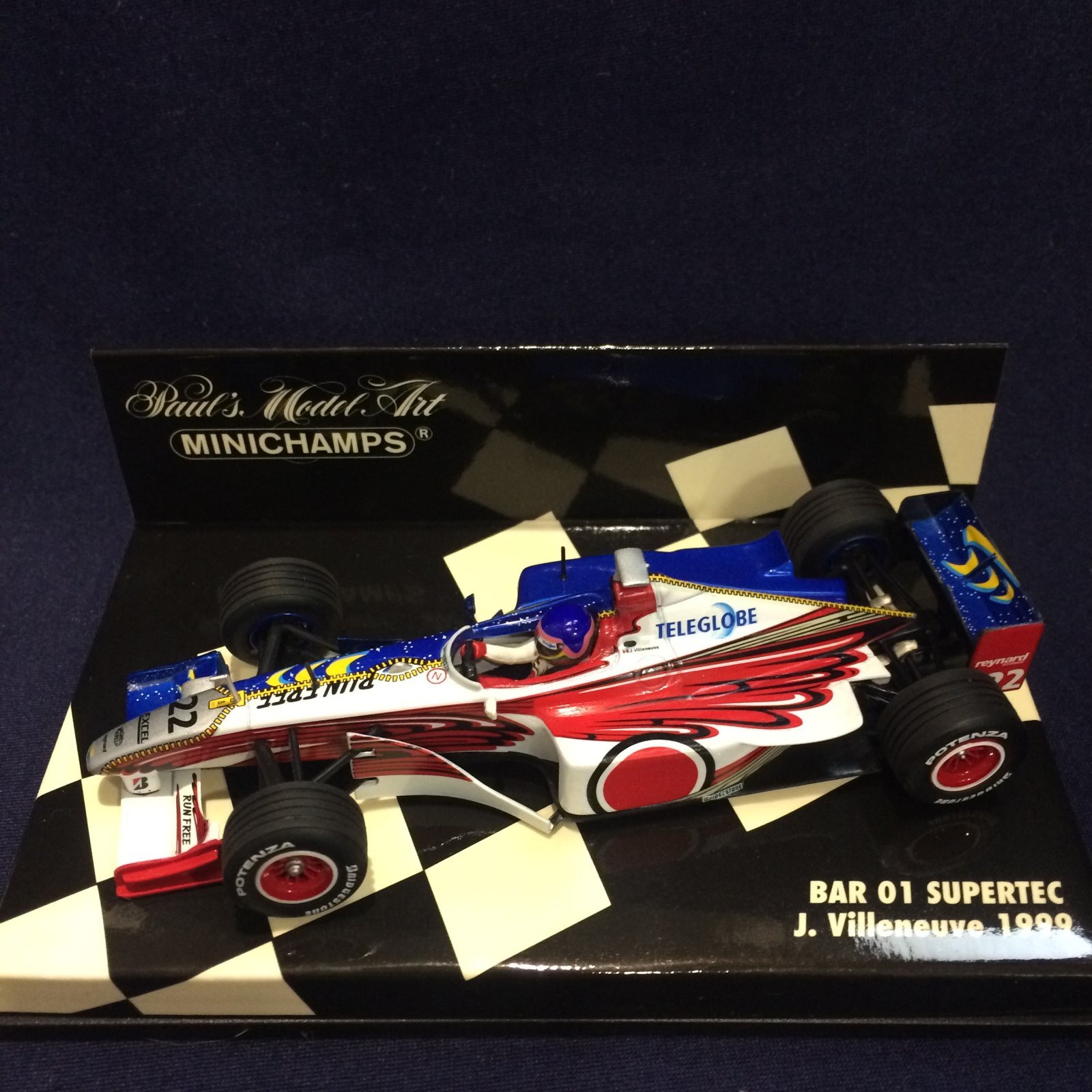 画像1: セカンドハンド品●PMA1/43 BAR SUPERTEC 01 (J.ビルヌーブ）1999 #22