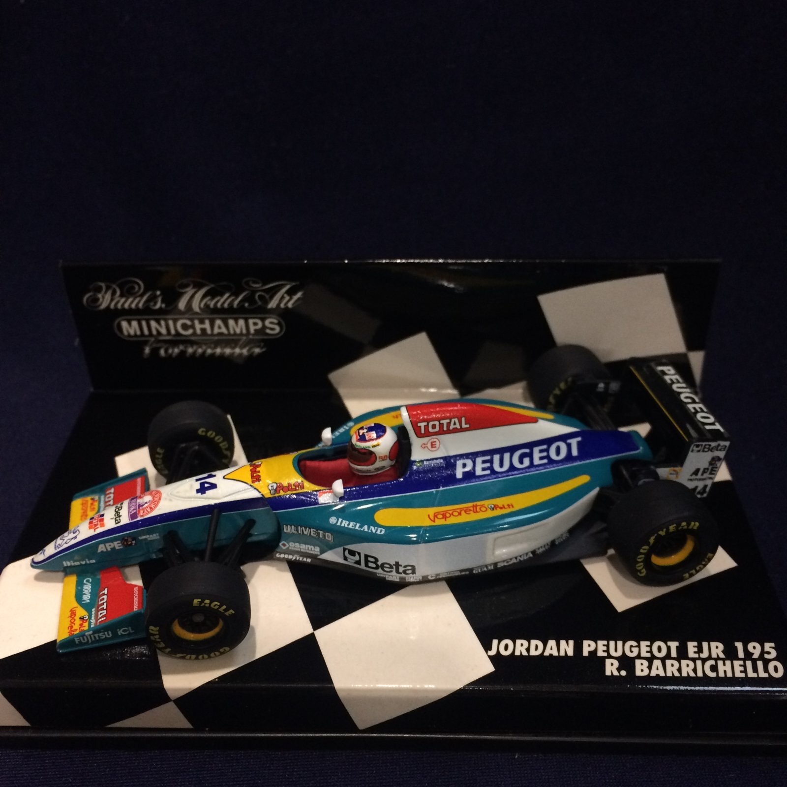 画像1: セカンドハンド品●PMA1/43 JORDAN PEUGEOT EJR 195 (R.バリチェロ）#14