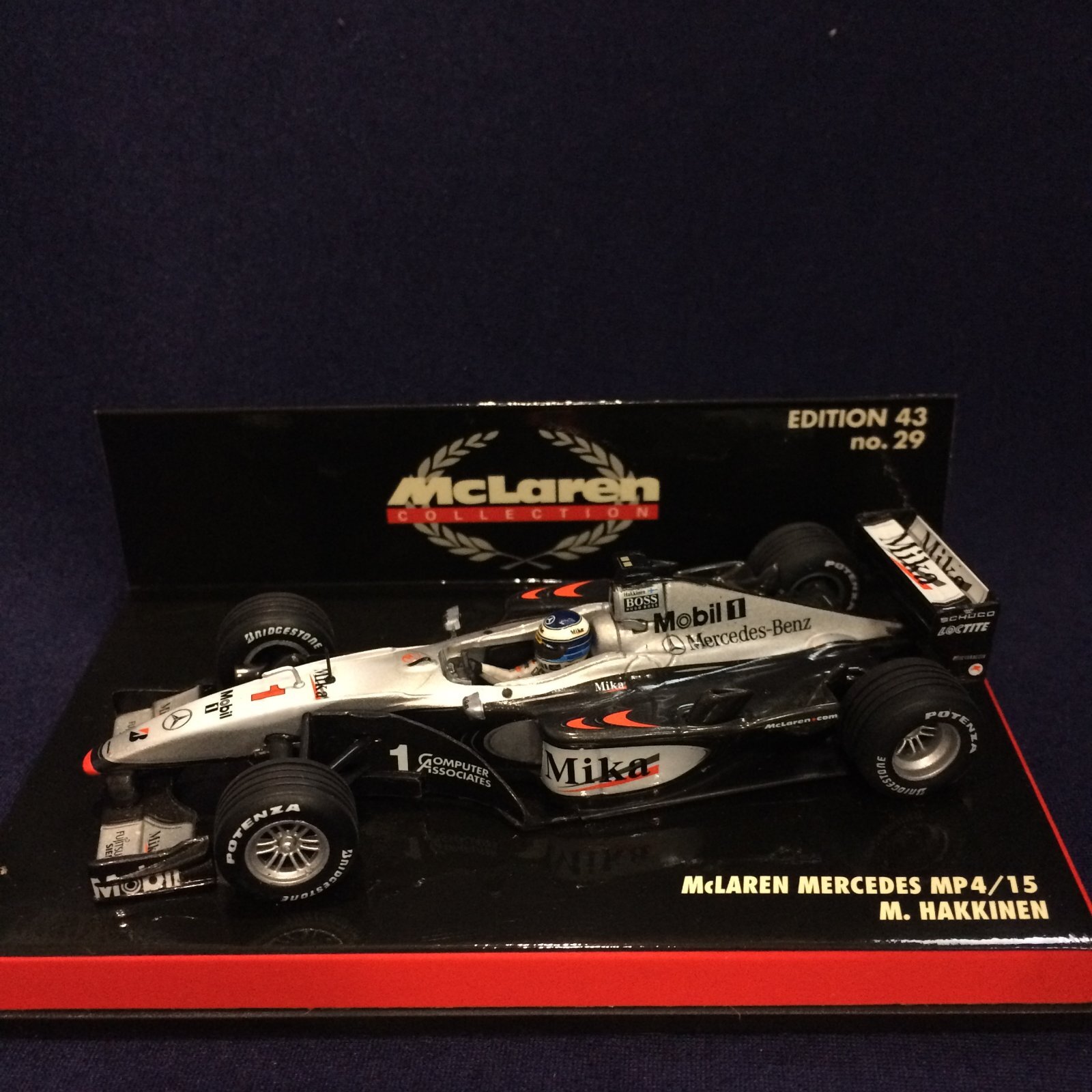 画像1: セカンドハンド品●PMA1/43 McLAREN MERCEDES MP4/15 (M.ハッキネン）#1