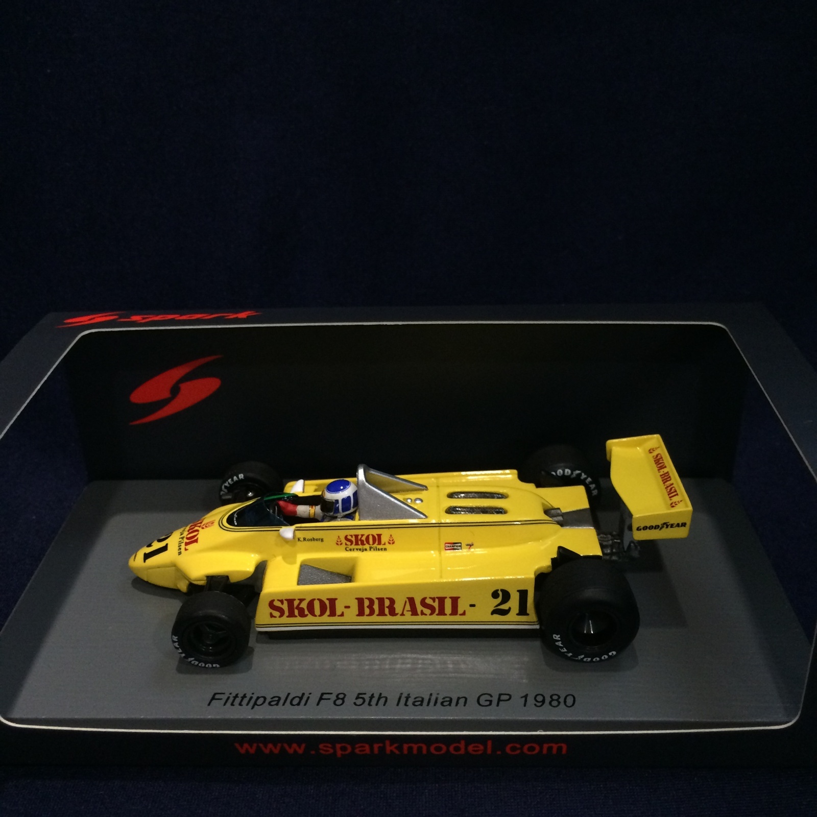 画像1: セカンドハンド品●SPARK1/43 FITTIPALDI F8 5th ITALIAN GP 1980 ((K.ロズベルグ）#21