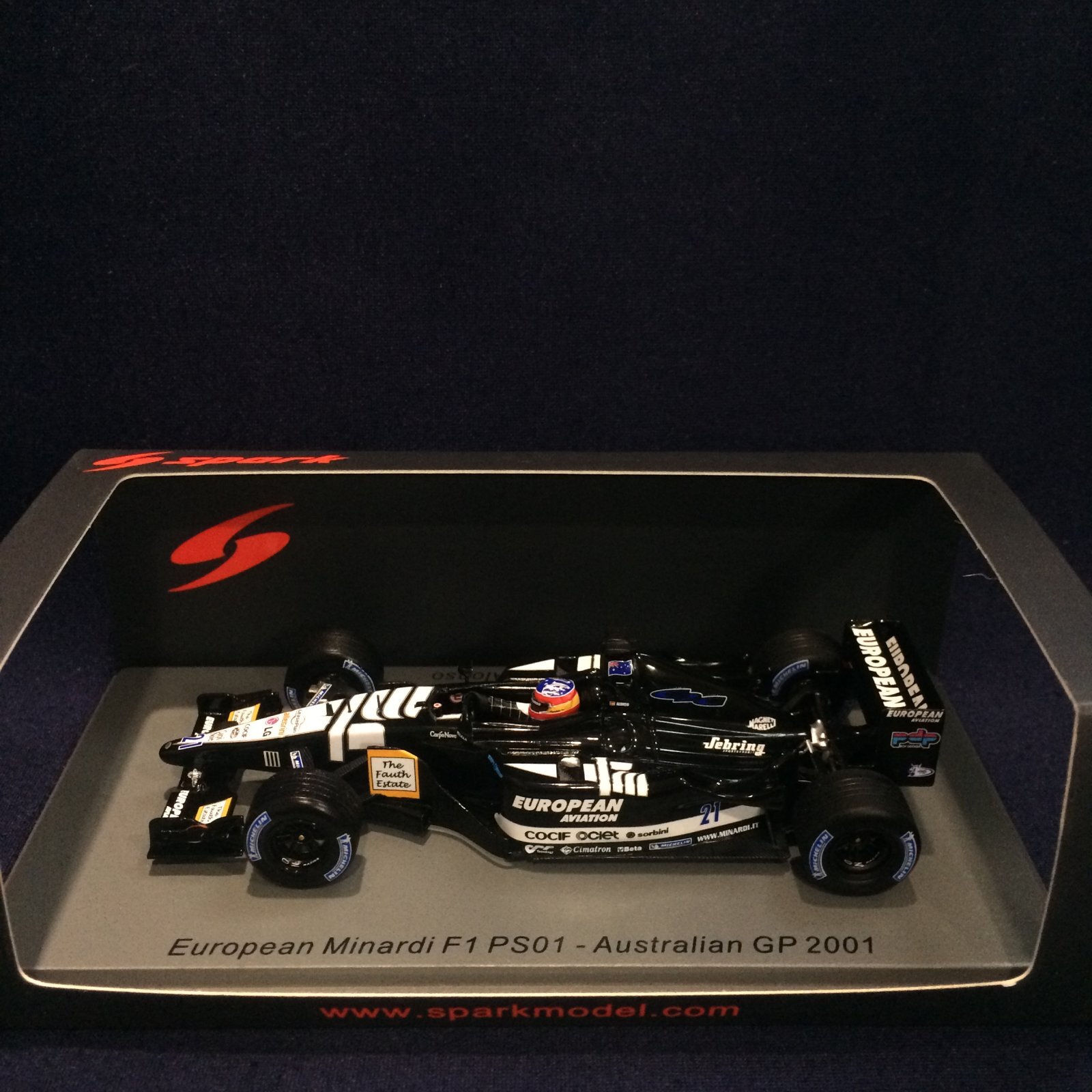 画像1: セカンドハンド品●SPARK1/43 EUROPEAN MINARDI PS01 AUSTRALIAN GP 2001 (F.アロンソ) #21