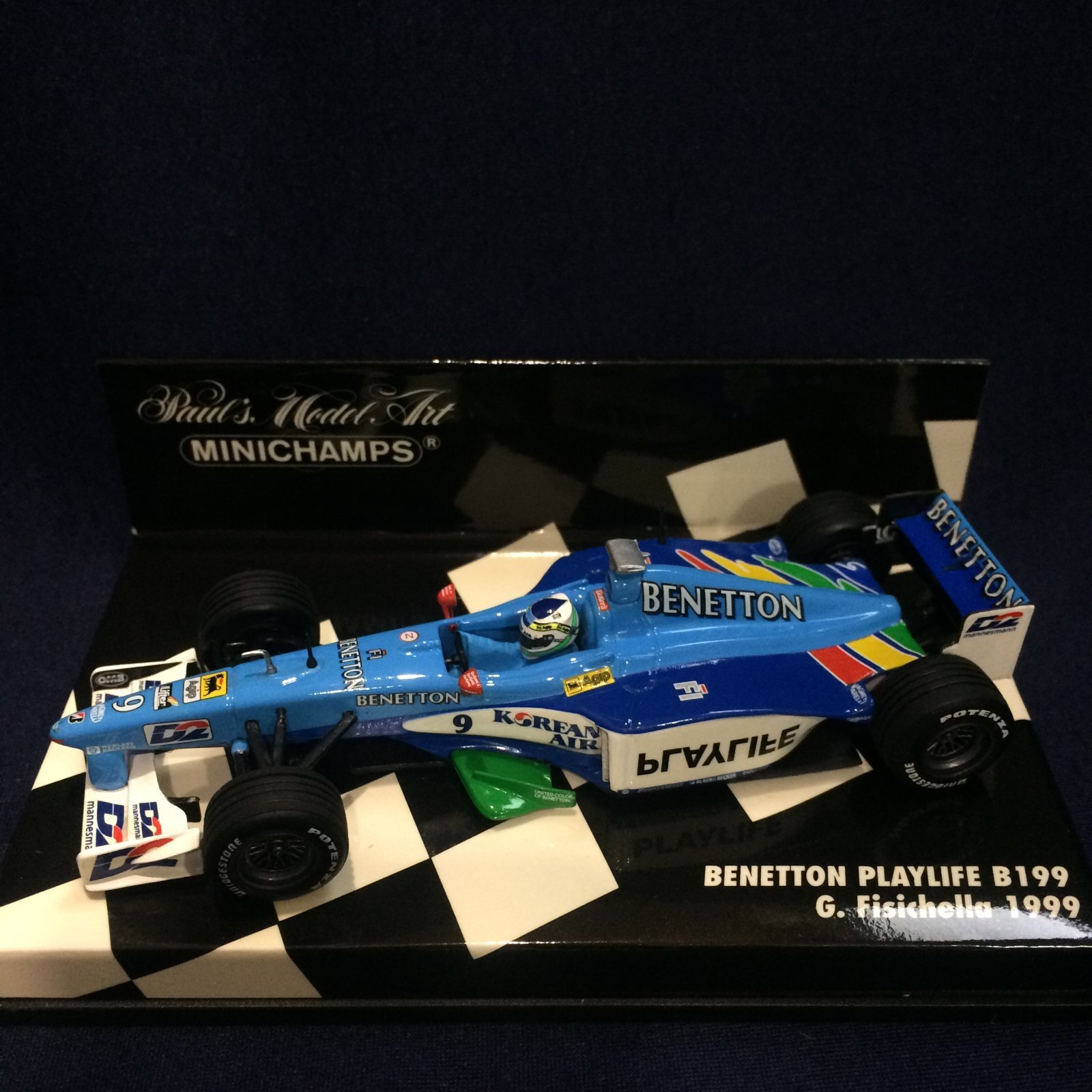 画像1: セカンドハンド品●PMA1/43 BENETTON PLAYLIFE B199 (G.フィジケラ) #9