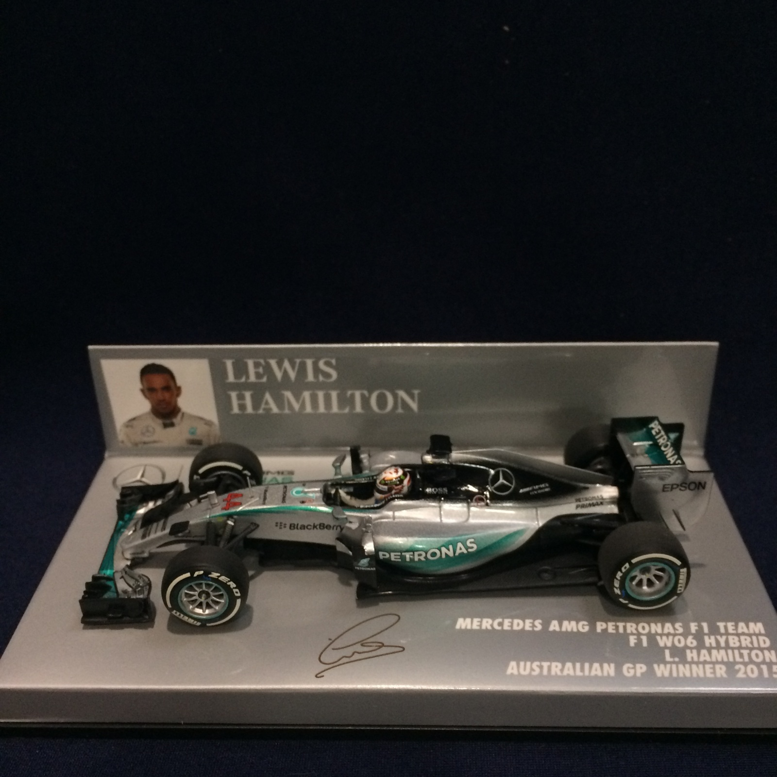 画像1: セカンドハンド品●PMA1/43 MERCEDES W06 WINNER AUSTRALIAN GP (L.ハミルトン）2015 #44
