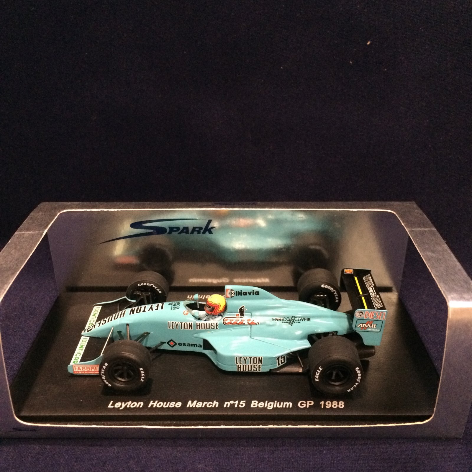 画像1: セカンドハンド品●SPARK1/43 LEYTON HOUSE 881 BELGIUM GP 1988 (M.グージェルミン) #15