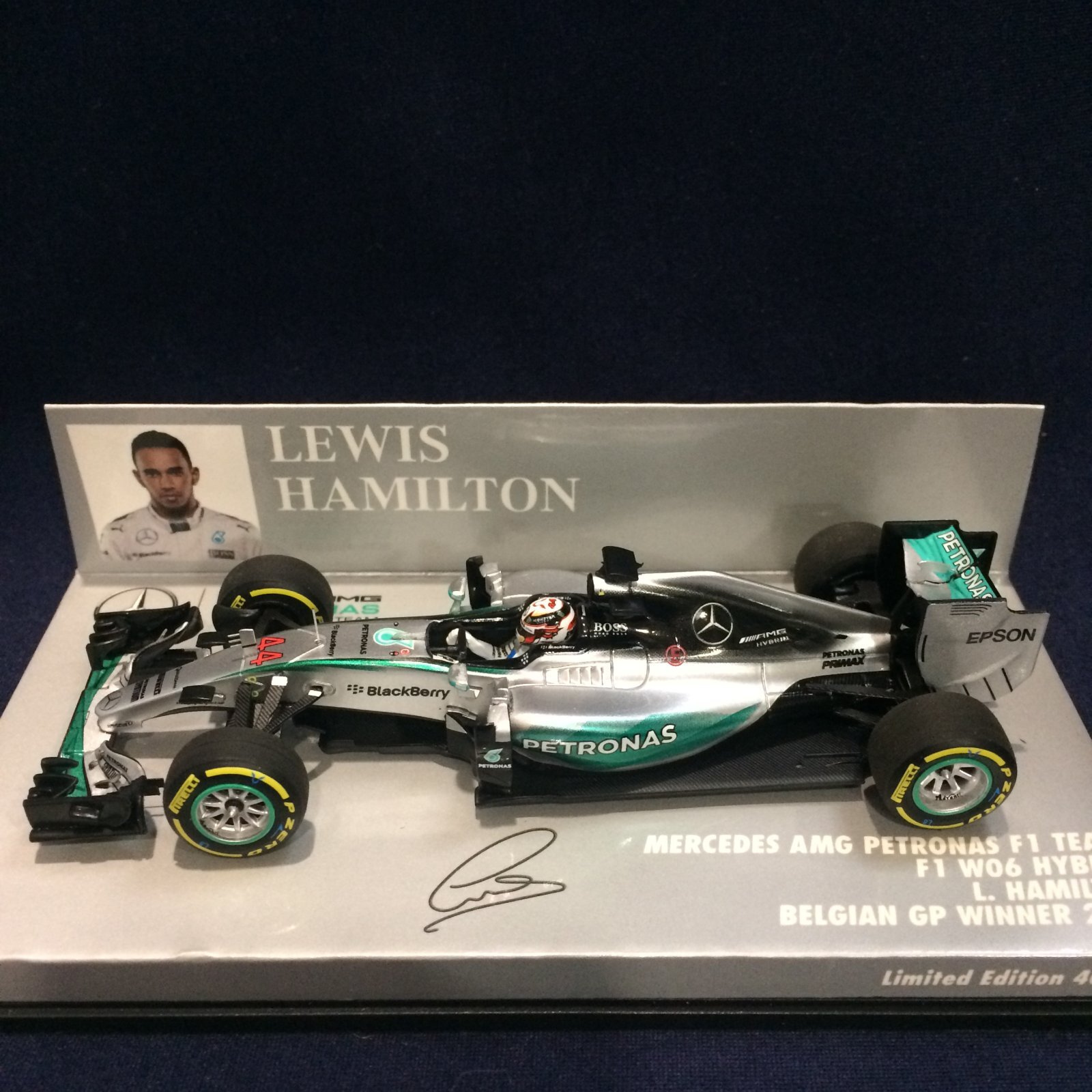 画像1: セカンドハンド品●PMA1/43 MERCEDES W06 WINNER BELGIAN GP (L.ハミルトン）2015 #44