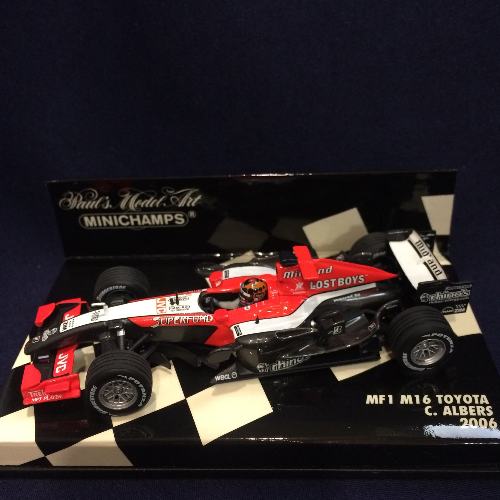 画像1: セカンドハンド品●PMA1/43 MF1 TOYOTA M16 (C.アルバース）2006 