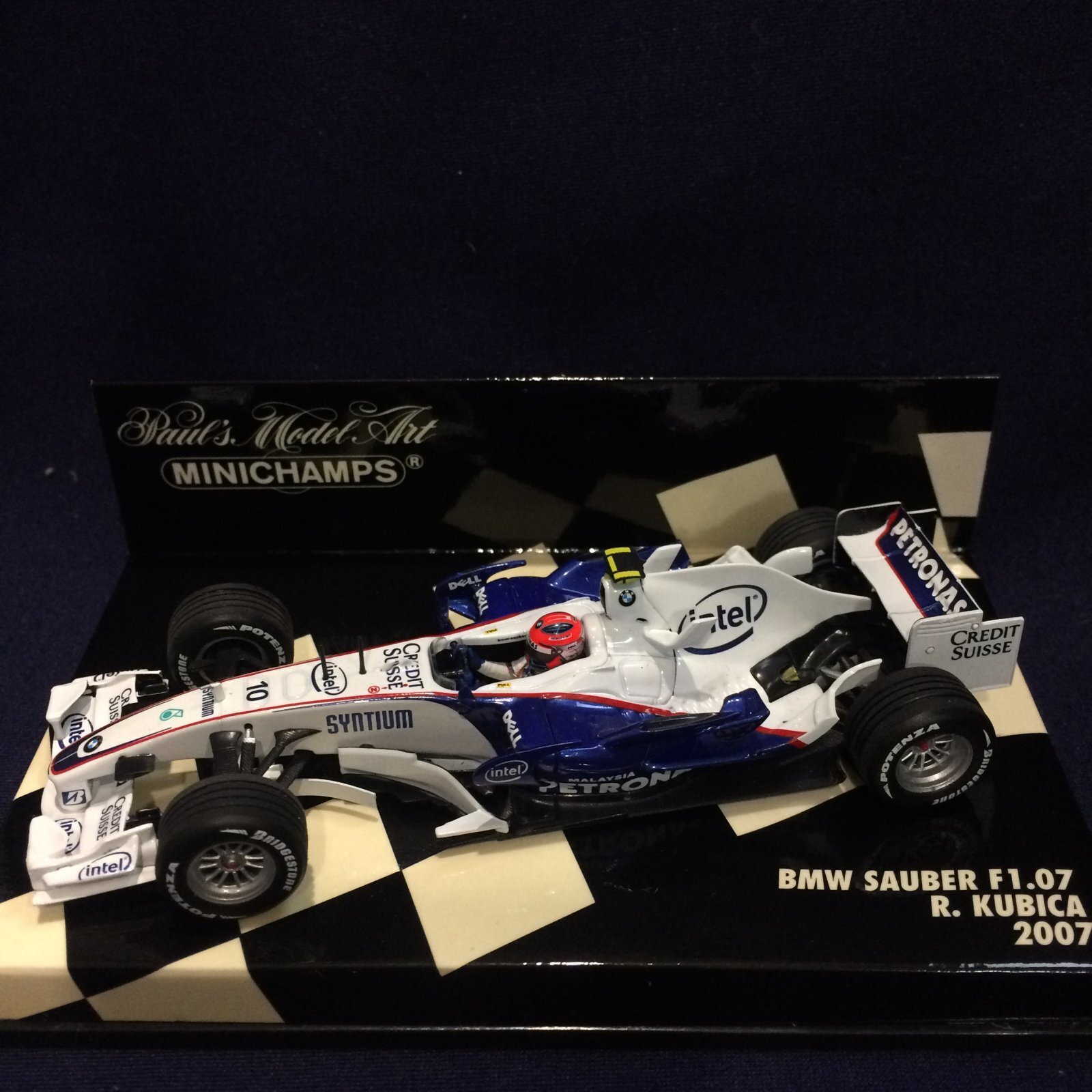 画像1: セカンドハンド品●PMA1/43 BMW SAUBER F1.07 (R.クビサ）2007 #10