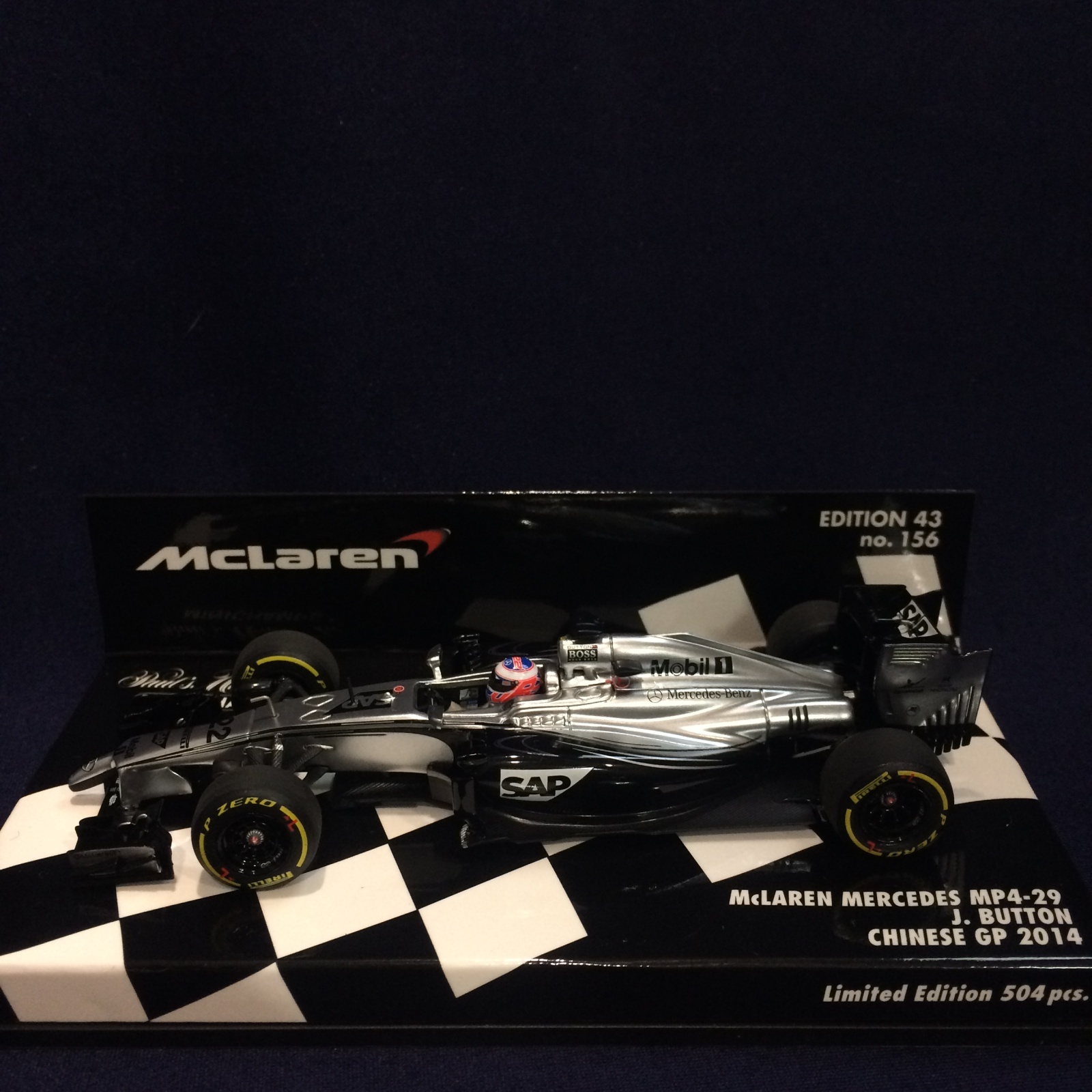 画像1: セカンドハンド品●PMA1/43 McLAREN MERCEDES MP4-29 CHINESE GP 2014 (J.バトン）#22
