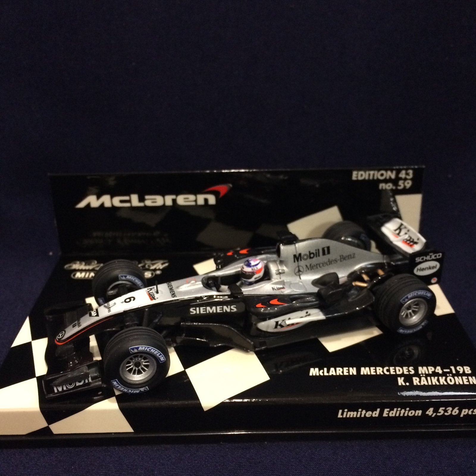 画像1: セカンドハンド品●PMA1/43 McLAREN MERCEDES MP4-19B (K.ライコネン）#6