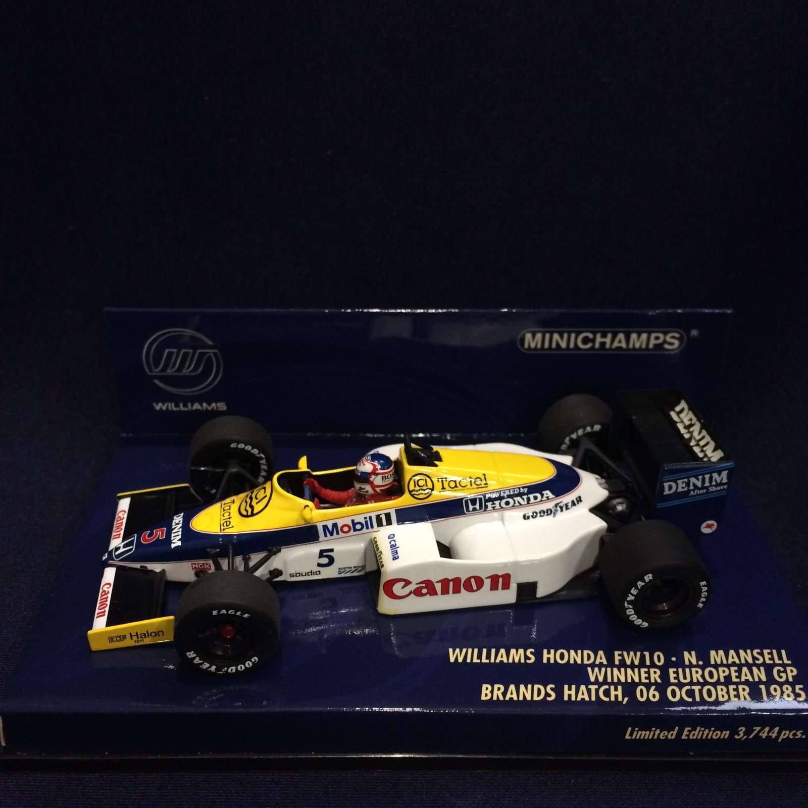 画像1: セカンドハンド品●PMA1/43 WILLIAMS HONDA FW10 WINNER EUROPEAN GP 1985 (N.マンセル）#5