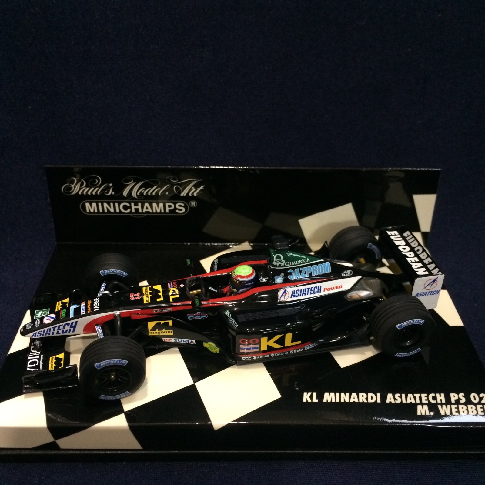 画像1: セカンドハンド品●PMA1/43 KL MINARDI ASIATECH PS02 (M.ウェーバー） #23