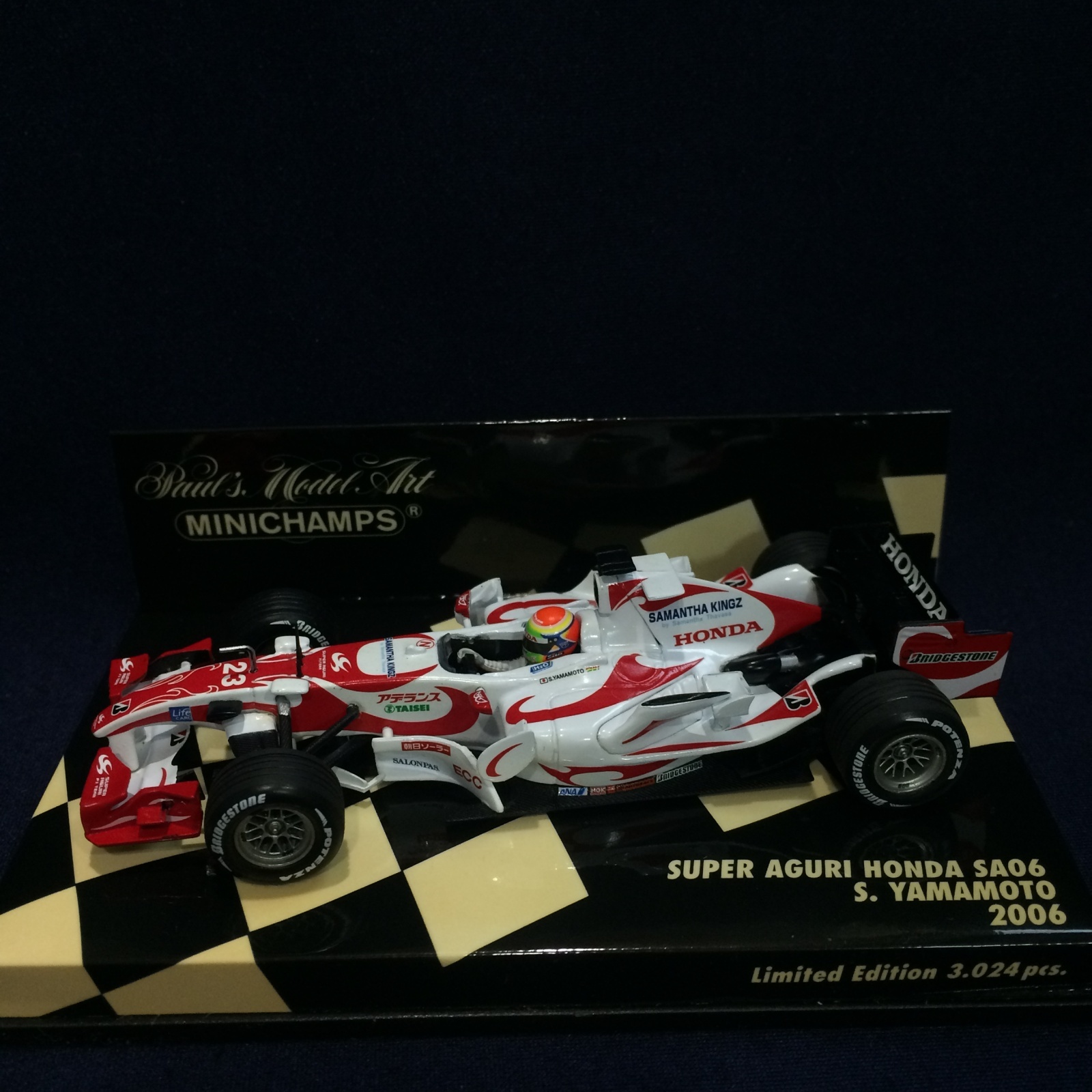 画像1: セカンドハンド品●特価品●PMA1/43 SUPER AGURI HONDA SA06 (山本左近）#23