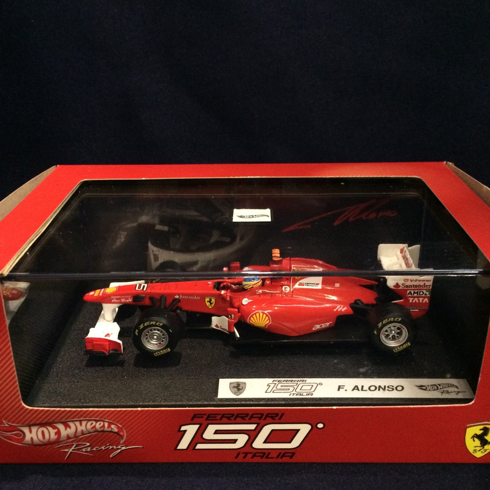 画像1: セカンドハンド品●マテル1/43 FERRARI 150 ITALIA (F.アロンソ）#5