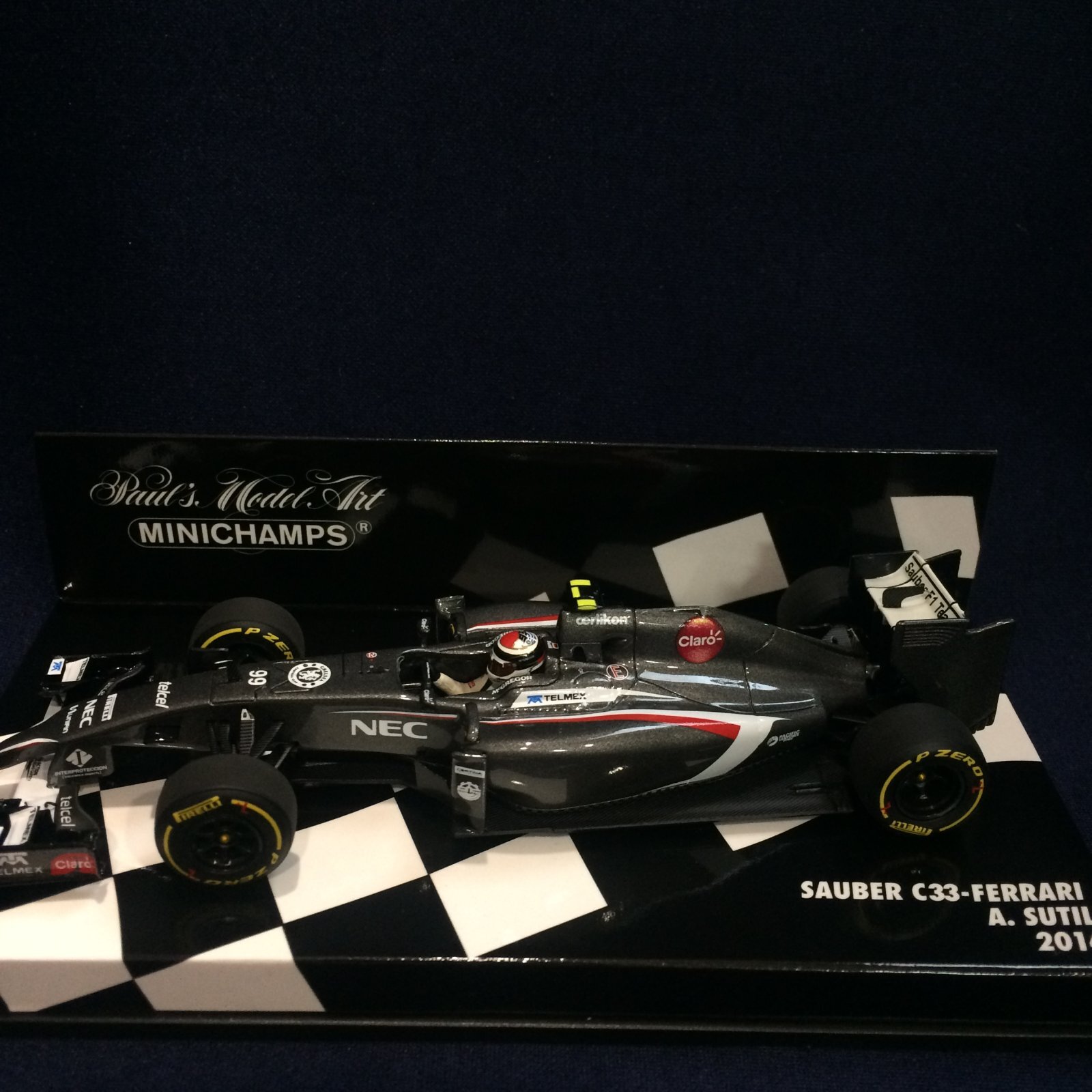 画像1: セカンドハンド品●PMA1/43 SAUBER FERRARI C33 (A.スーティル）2014 