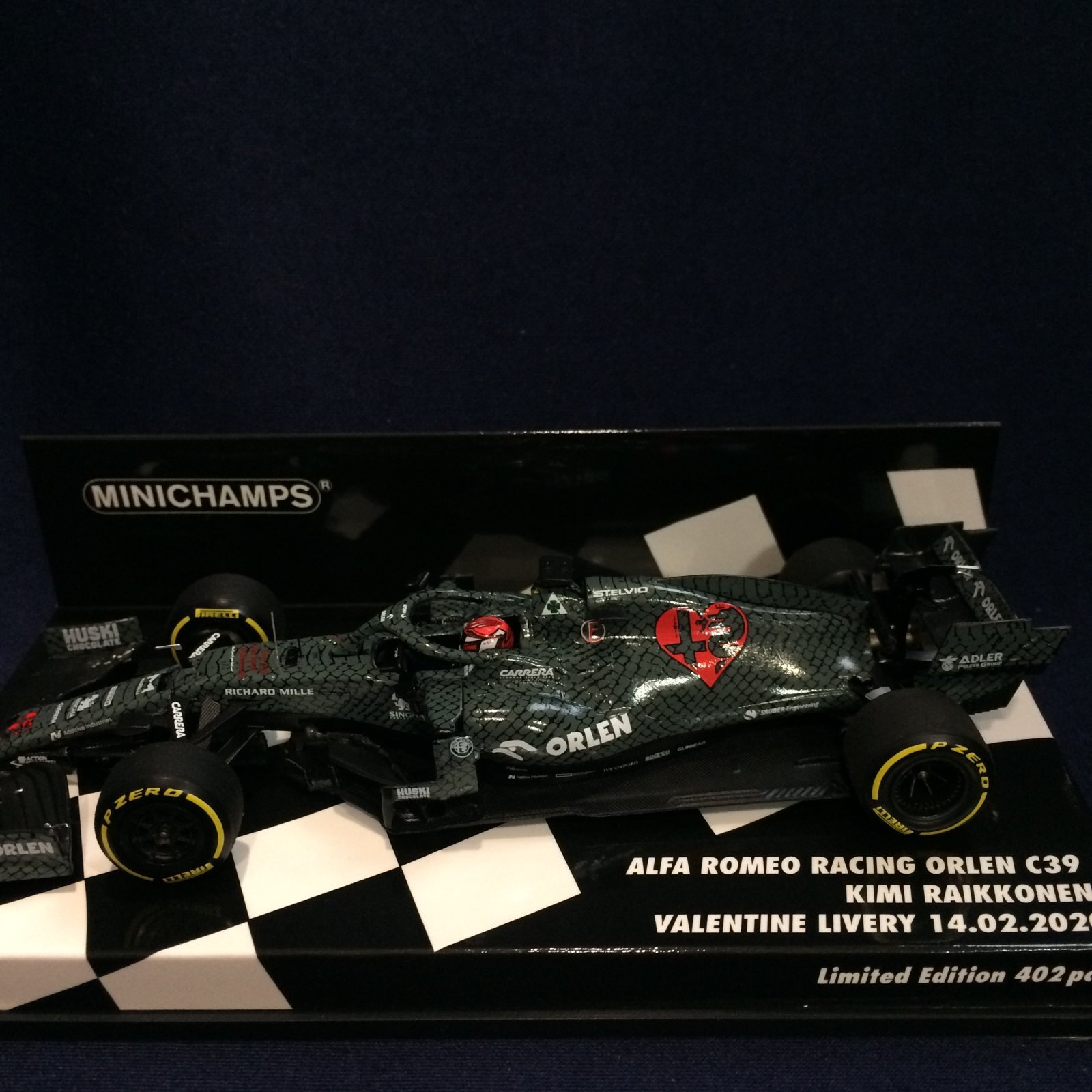 画像1: セカンドハンド品●PMA1/43 ALFA ROMEO C39 VALENTINE LIVERY 14.02.2020 (K.ライコネン）