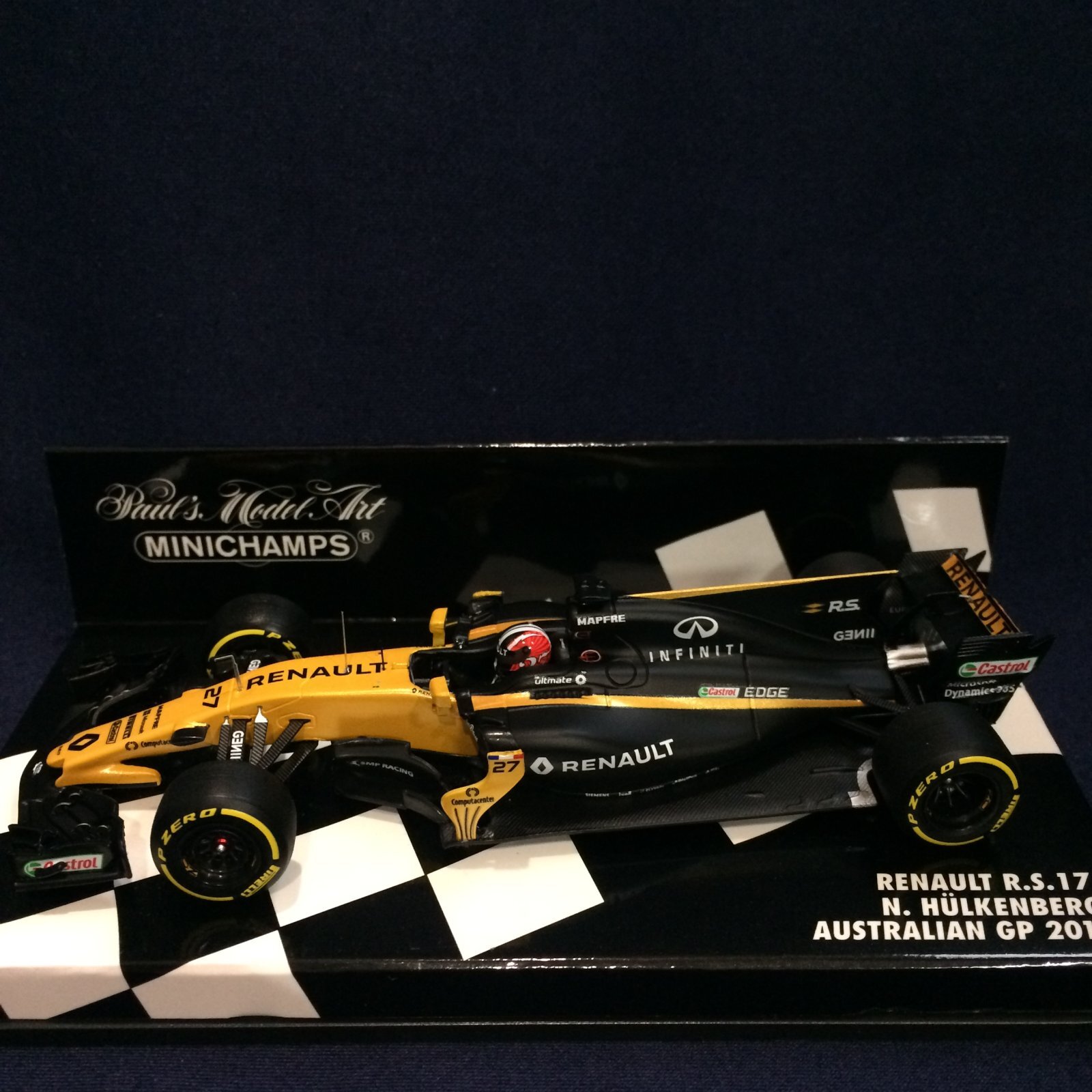 画像1: セカンドハンド品●PMA1/43 RENAULT R.S.17 AUSTRALIAN GP (N.ヒュルケンベルグ）2017 #27