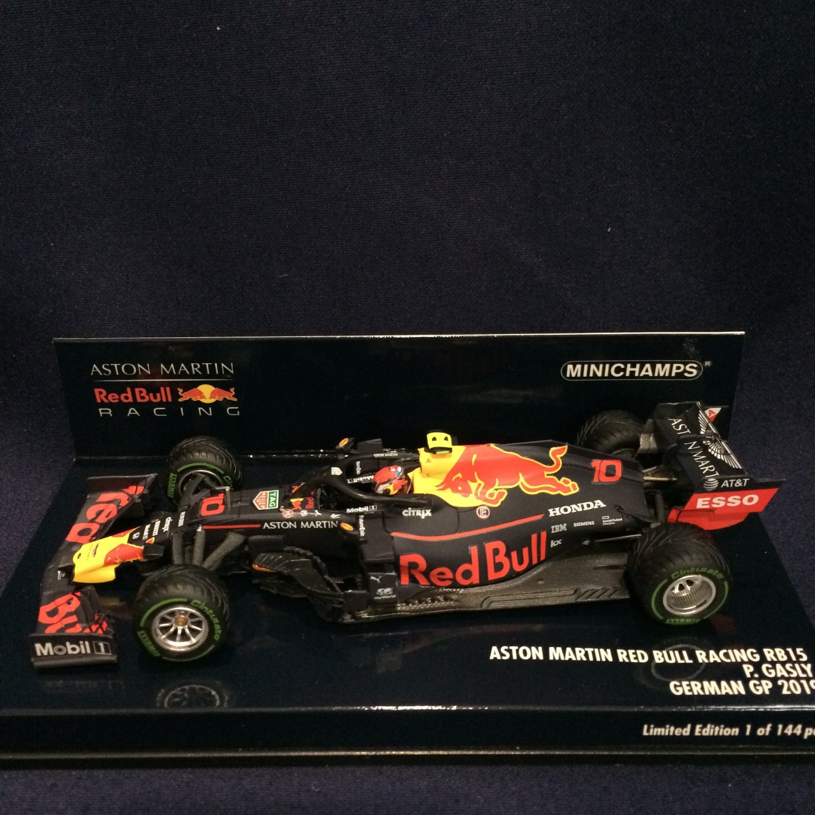 画像1: セカンドハンド品●PMA1/43 ASTON MARTIN RED BULL RB15 GERMAN GP 2019 (P.ガスリー）#10