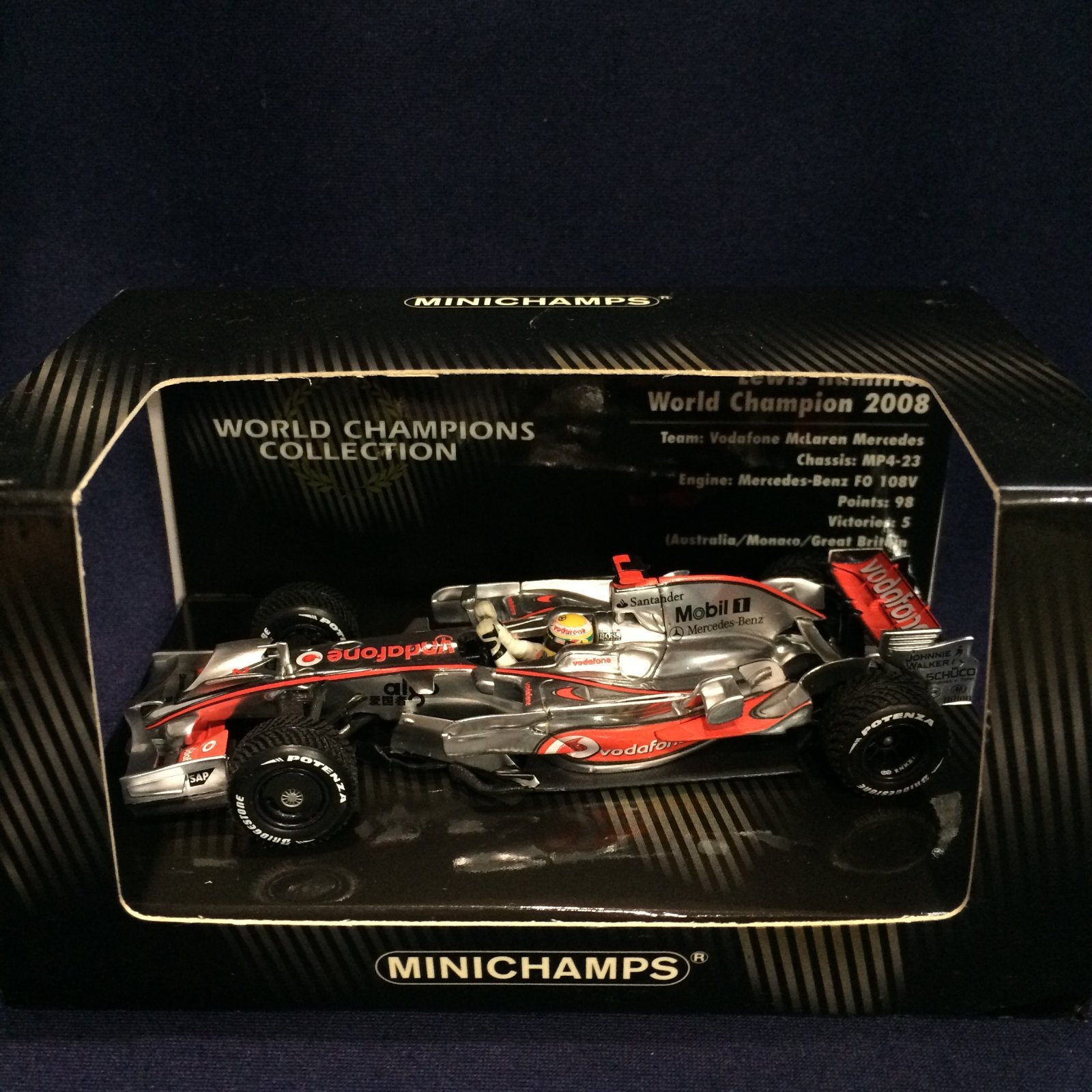 画像1: セカンドハンド品●WCシリーズ●PMA1/43 McLAREN MERCEDES MP4-23 (L.ハミルトン）2008 #22
