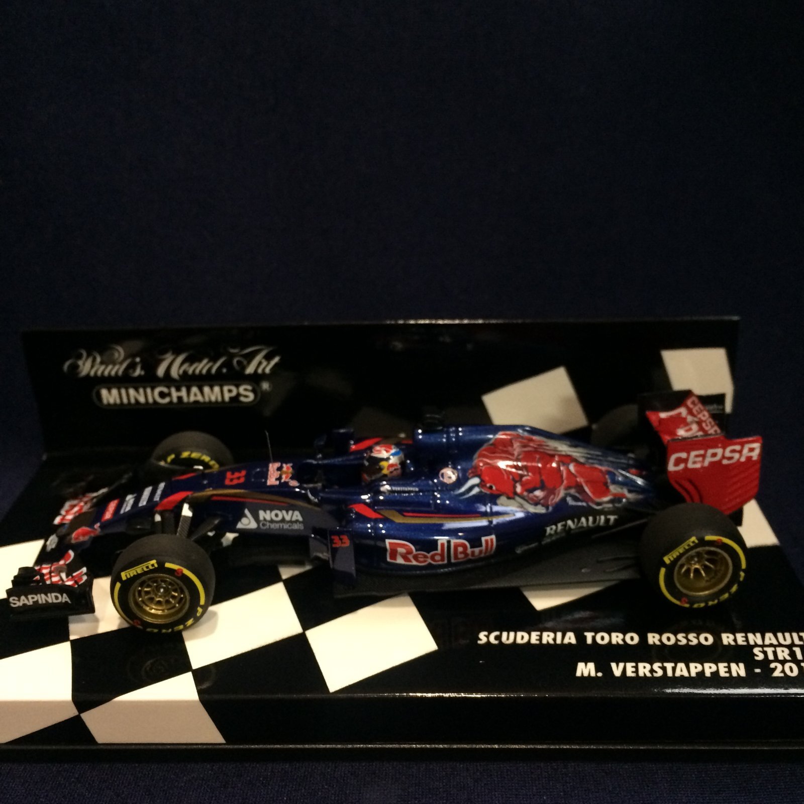 画像1: セカンドハンド品●PMA1/43 TORO ROSSO RENAULT STR10 (M.フェルスタッペン）2015 #33