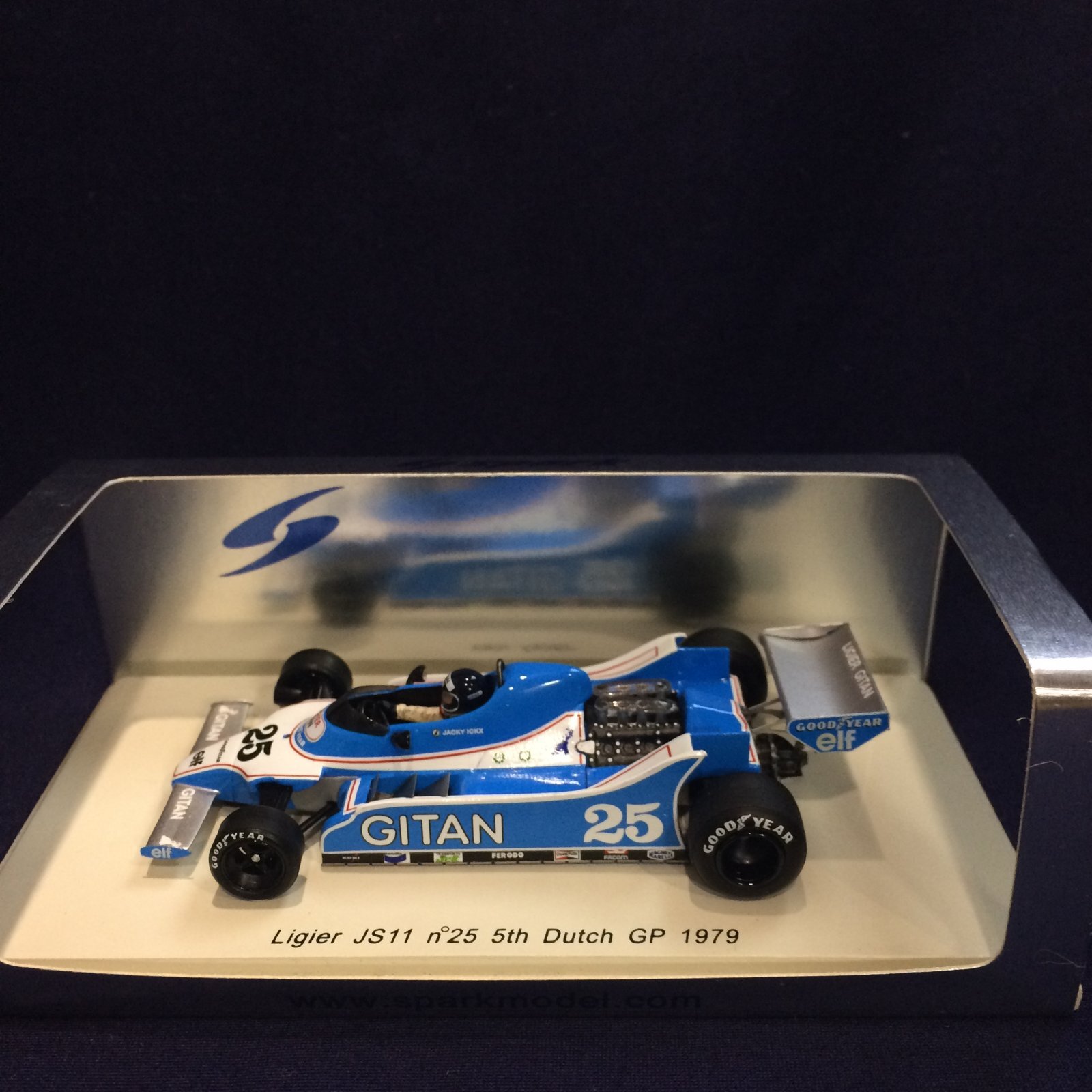 画像1: セカンドハンド品●SPARK 1/43 LIGIER JS11 5th DUTCH GP 1979 (J.ICKX）#25