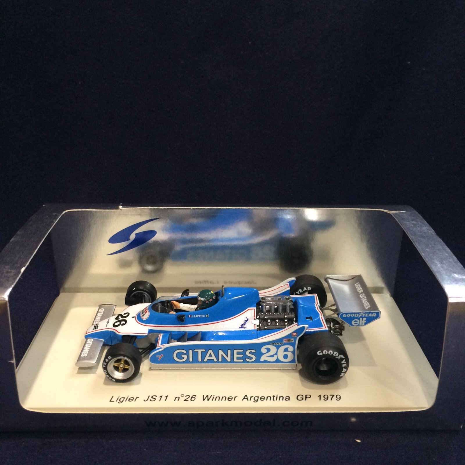 画像1: セカンドハンド品●特価品●タバコカスタム済●SPARK1/43 LIGIER JS11 WINNER ARGENTINA GP 1979 (J.ラフィー）#26