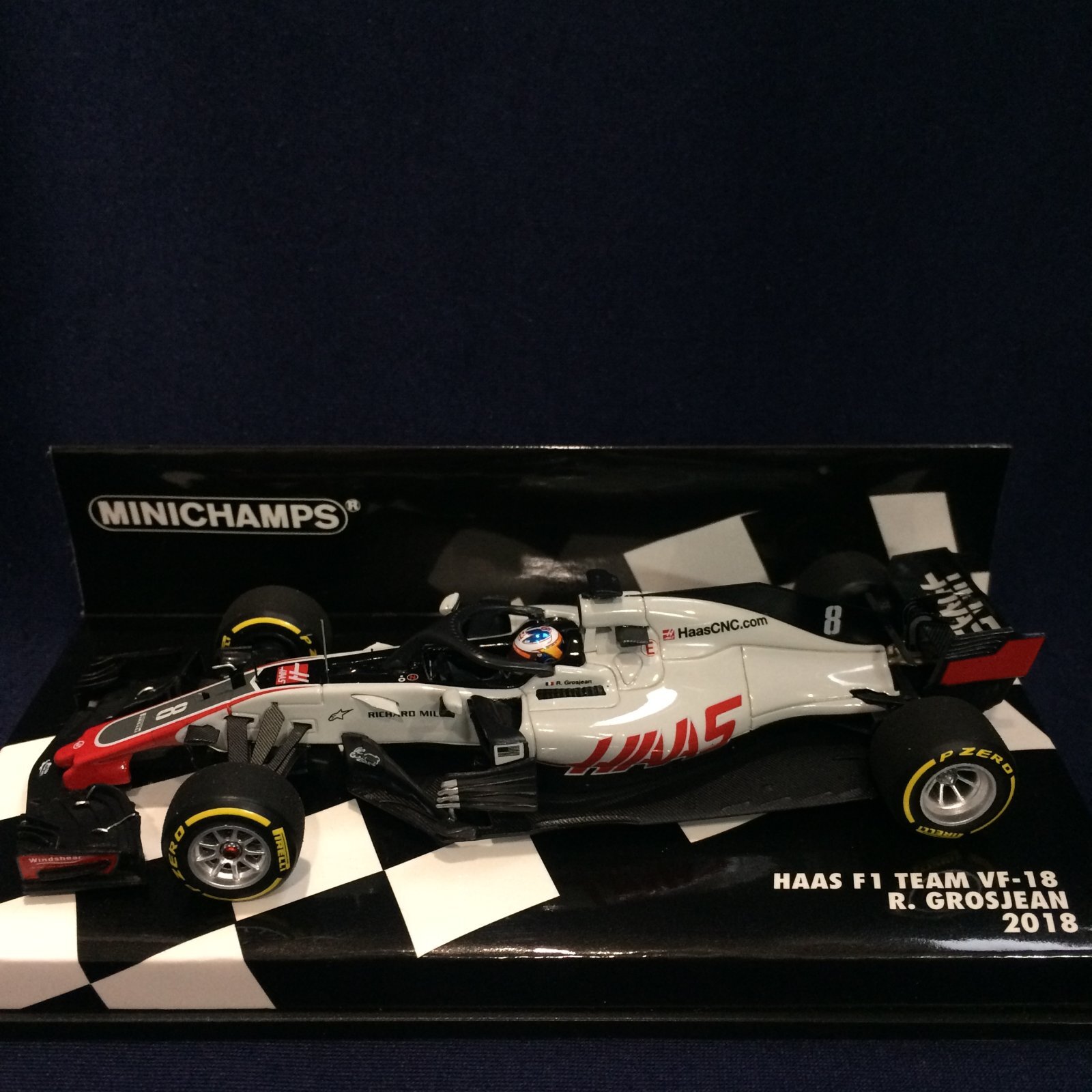 画像1: セカンドハンド品●PMA1/43 HAAS VF-18 (R.グロージャン）2018 #8