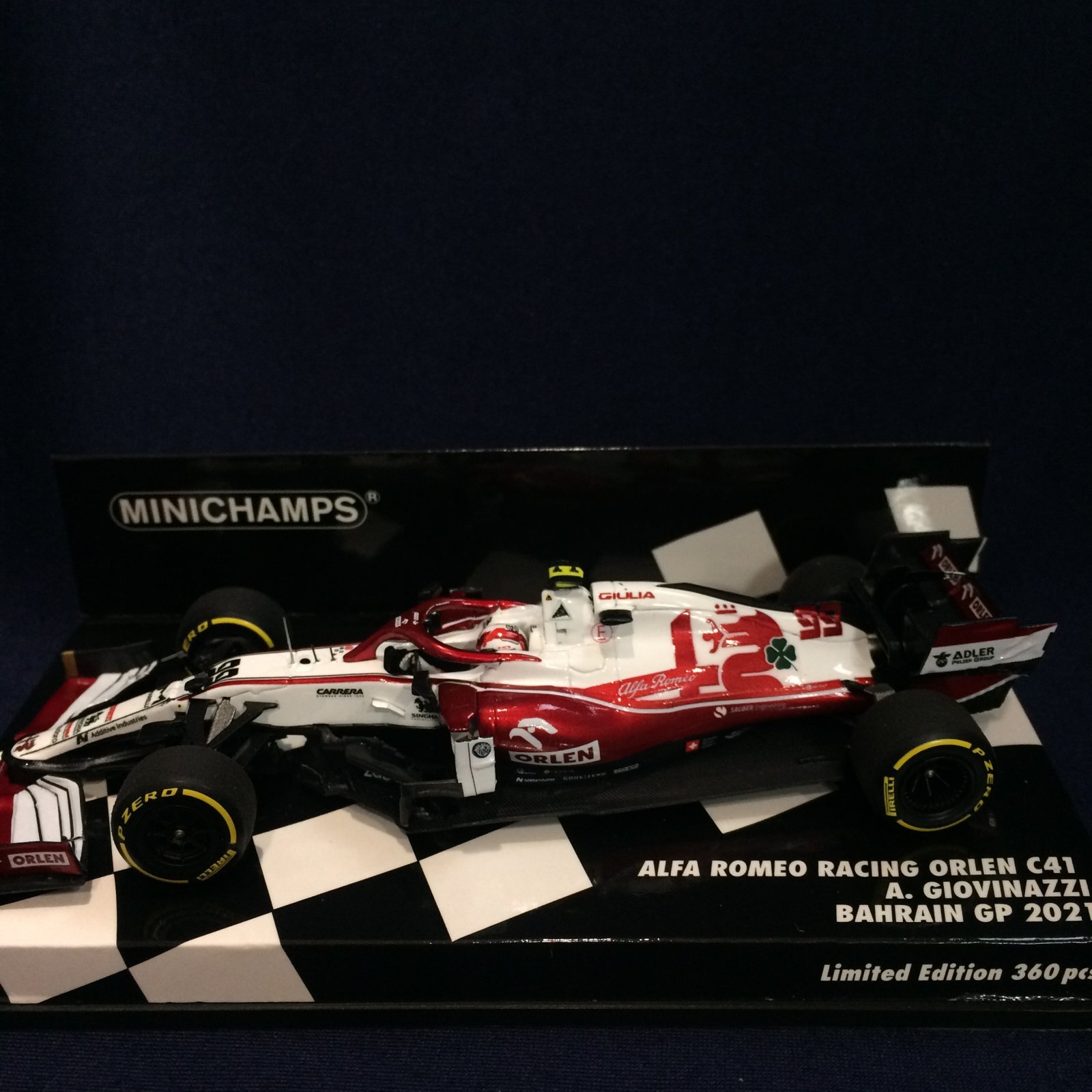 画像1: セカンドハンド品●PMA 1/43 ALFA ROMEO C41 BAHRAIN GP 2021 (A.ジョビナッツィ）#99