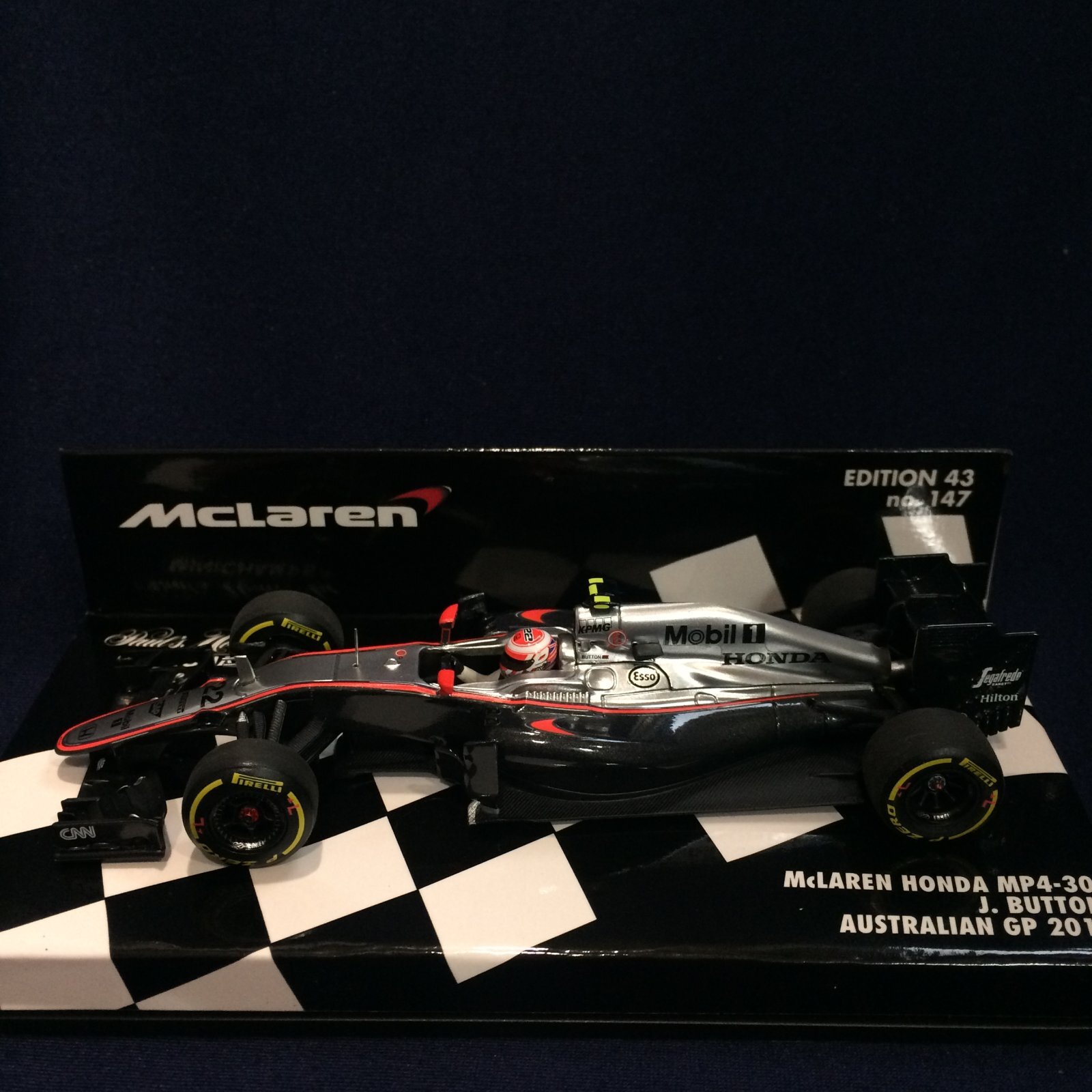 画像1: セカンドハンド品●PMA 1/43 McLAREN HONDA MP4-30 AUSTRALIAN GP 2015 (J.バトン） #22
