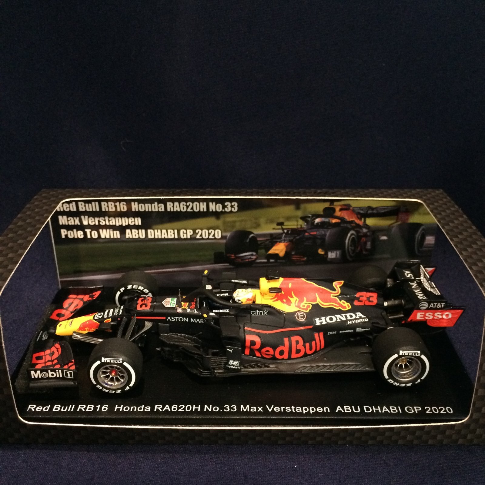 画像1: セカンドハンド品●鈴鹿別注●SPARK1/43 RED BULL RB16 POLE To WIN ABU DHABI GP 2020 (M.フェルスタッペン）#33