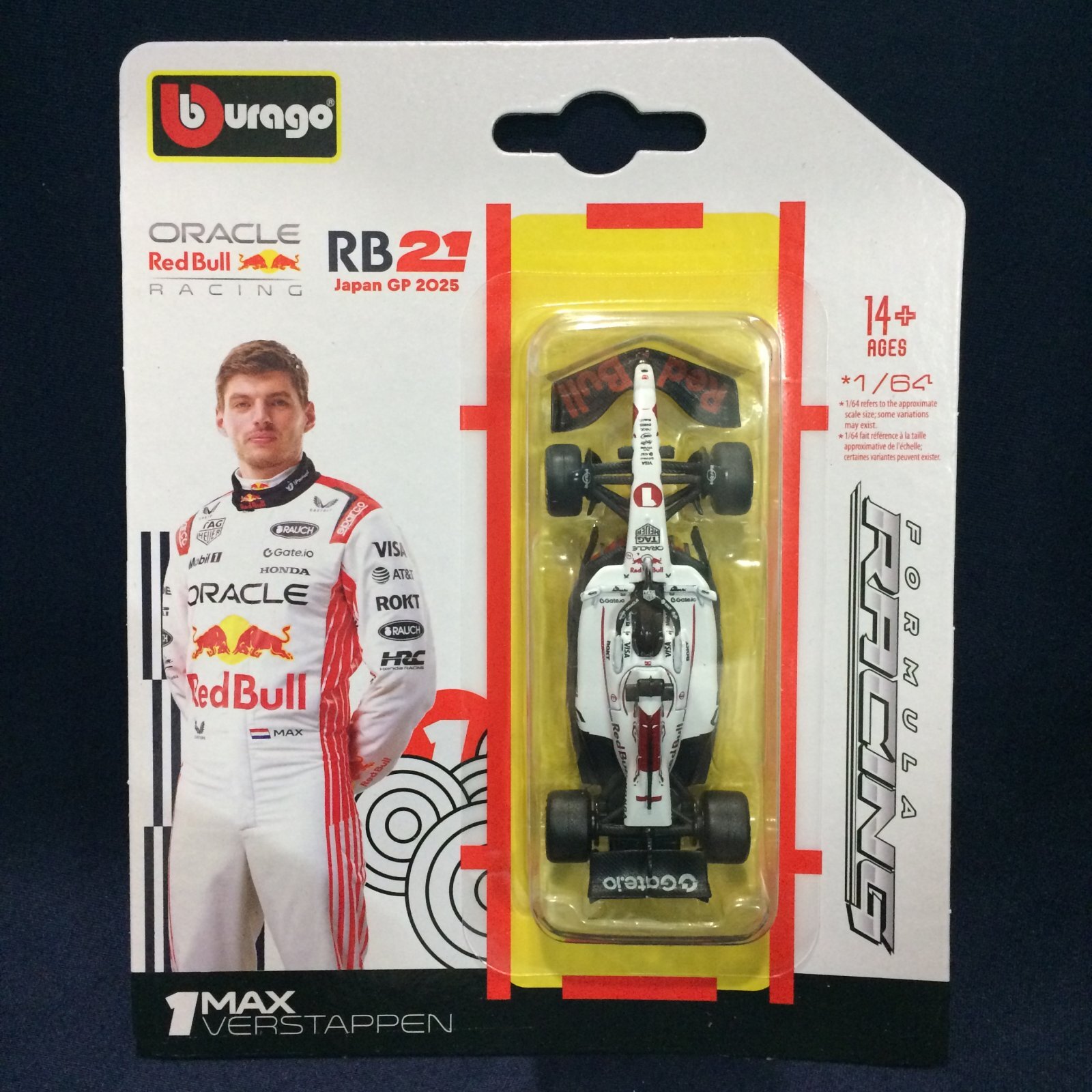画像1: 新品正規入荷品●BURAGO 1/64スケール RED BULL RB21 JAPAN GP 2025 (M.フェルスタッペン）#1