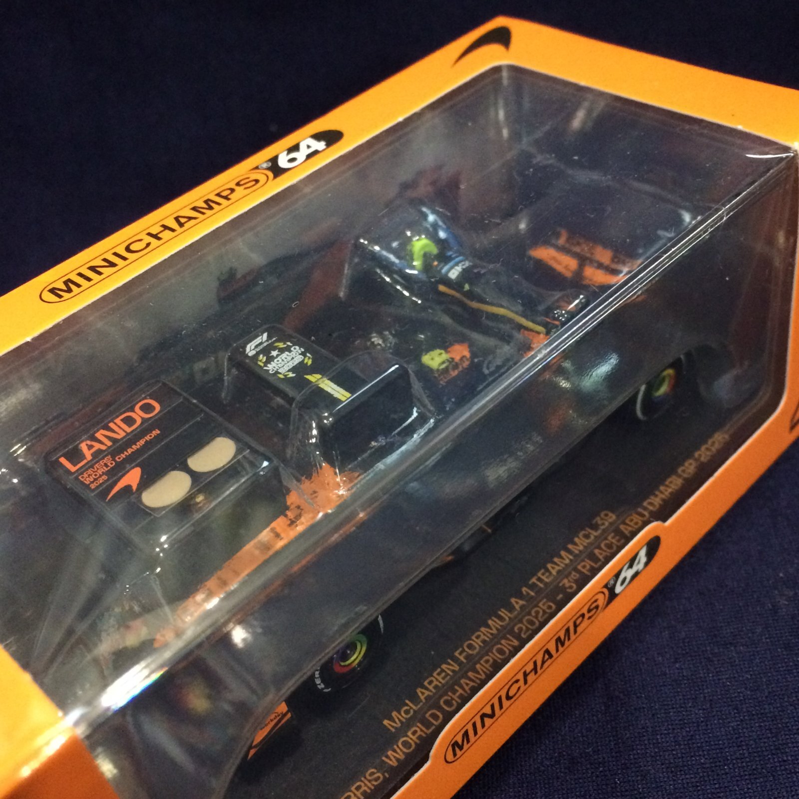 画像: 新品正規入荷品●SPARK 1/64 McLAREN MCL39 WORLD CHAMPION 2025 3rd PLACE ABU DHABI GP 2025 (L.ノリス）#4