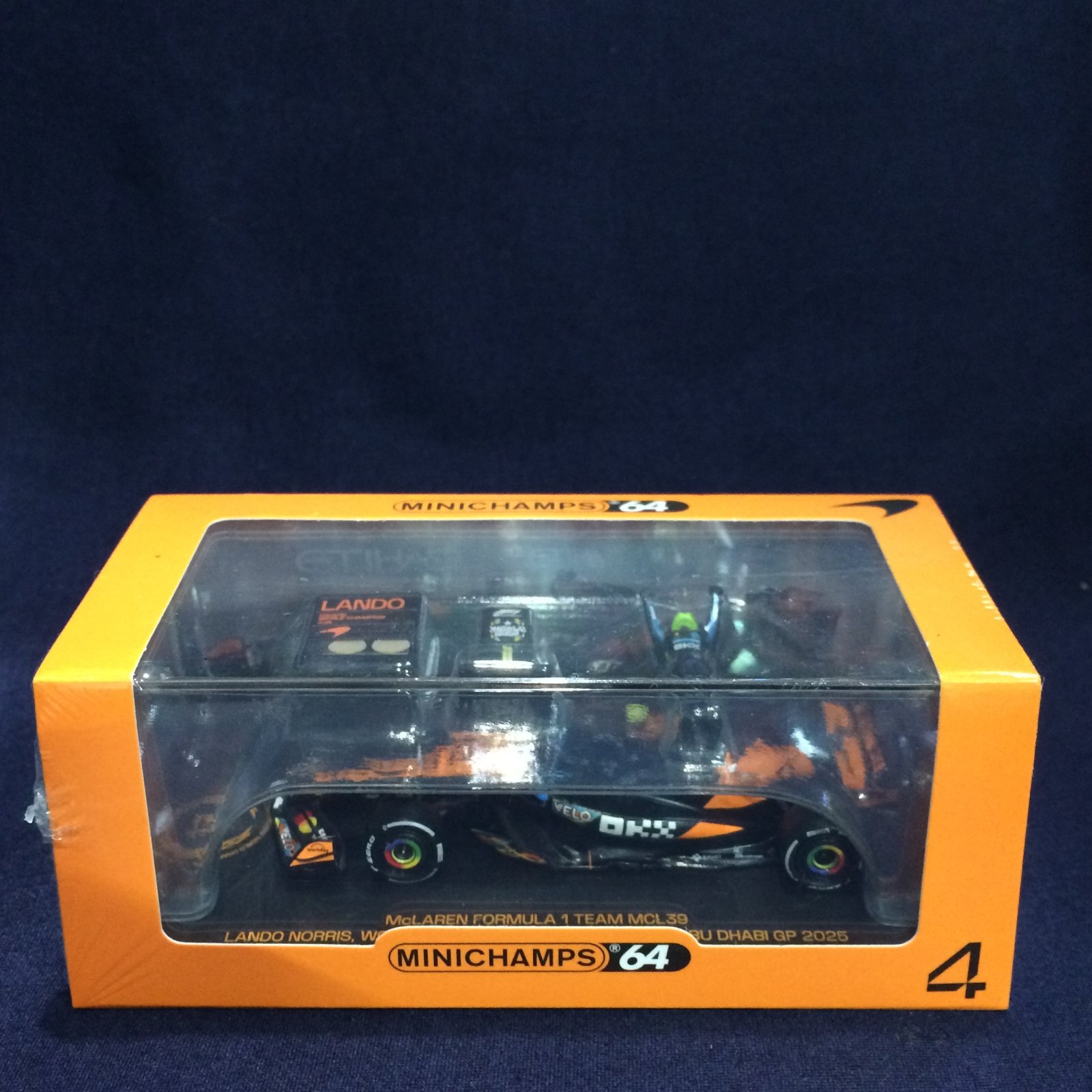 画像1: 新品正規入荷品●SPARK 1/64 McLAREN MCL39 WORLD CHAMPION 2025 3rd PLACE ABU DHABI GP 2025 (L.ノリス）#4