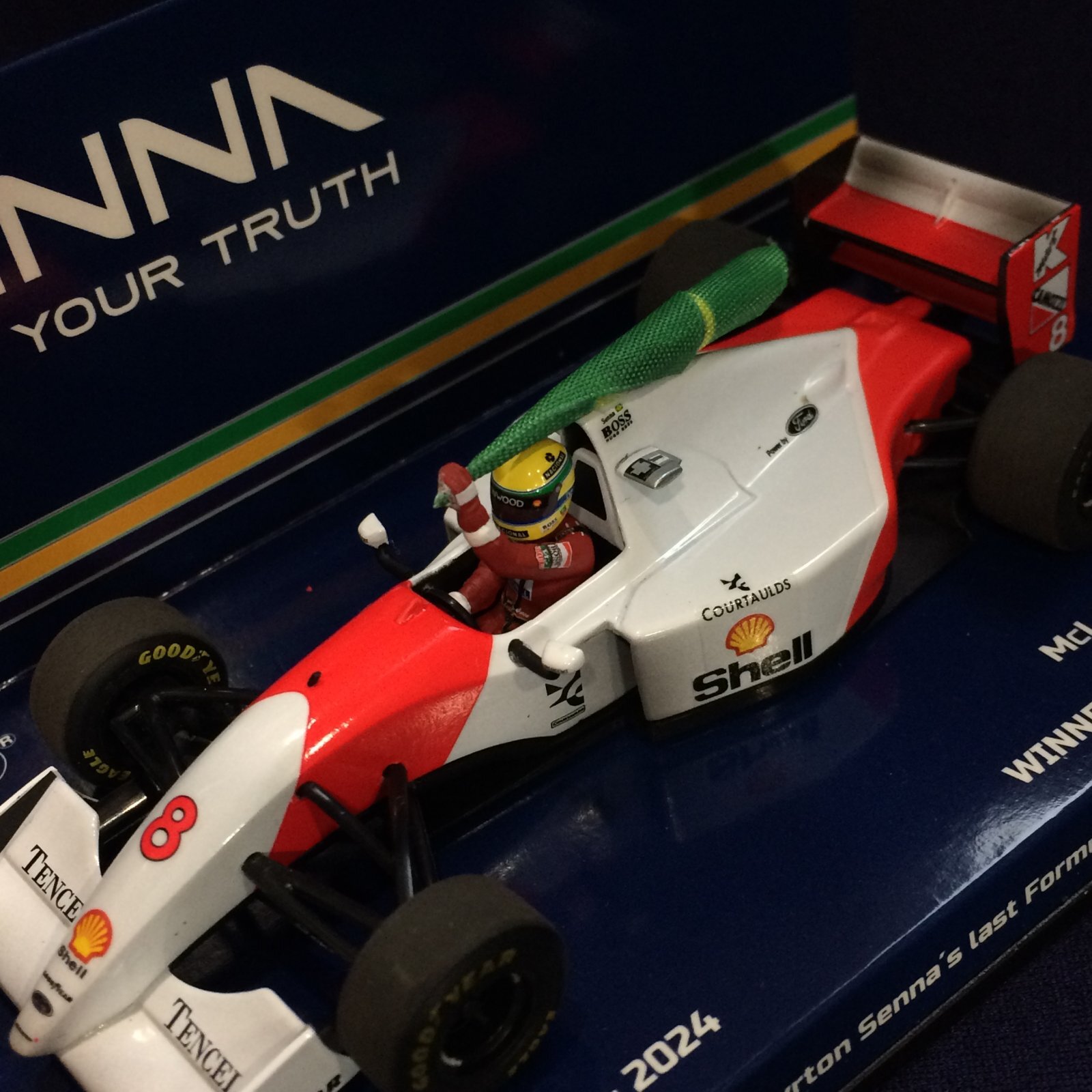 画像: 新品正規荷品●PMA 1/43 McLAREN FORD MP4/8 WINNER AUSTRALIAN GP 1993 (A,セナ）#8 ※30th ANNIVERSARY